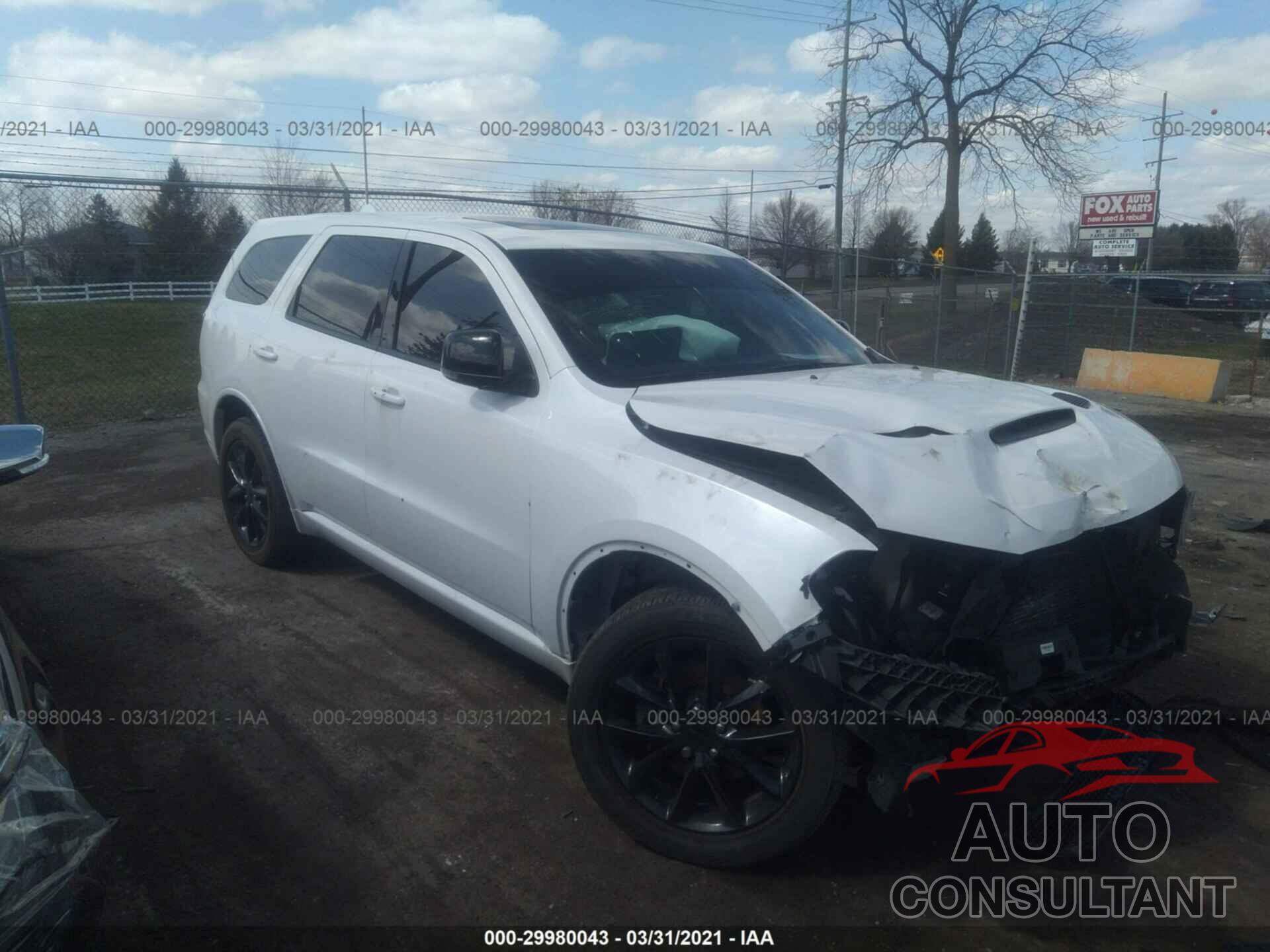 DODGE DURANGO 2018 - 1C4SDJCTXJC209089