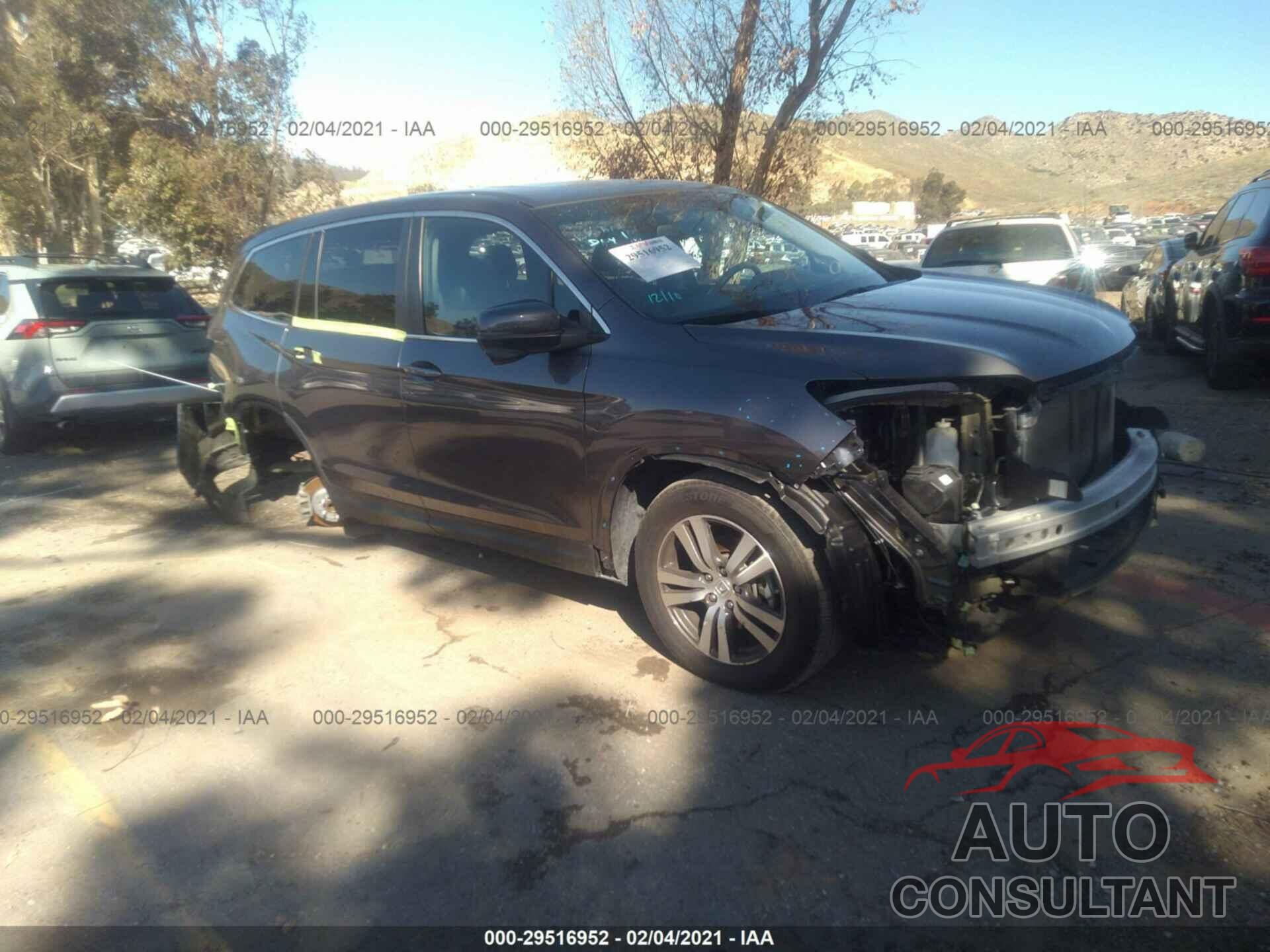HONDA PILOT 2018 - 5FNYF5H58JB024287