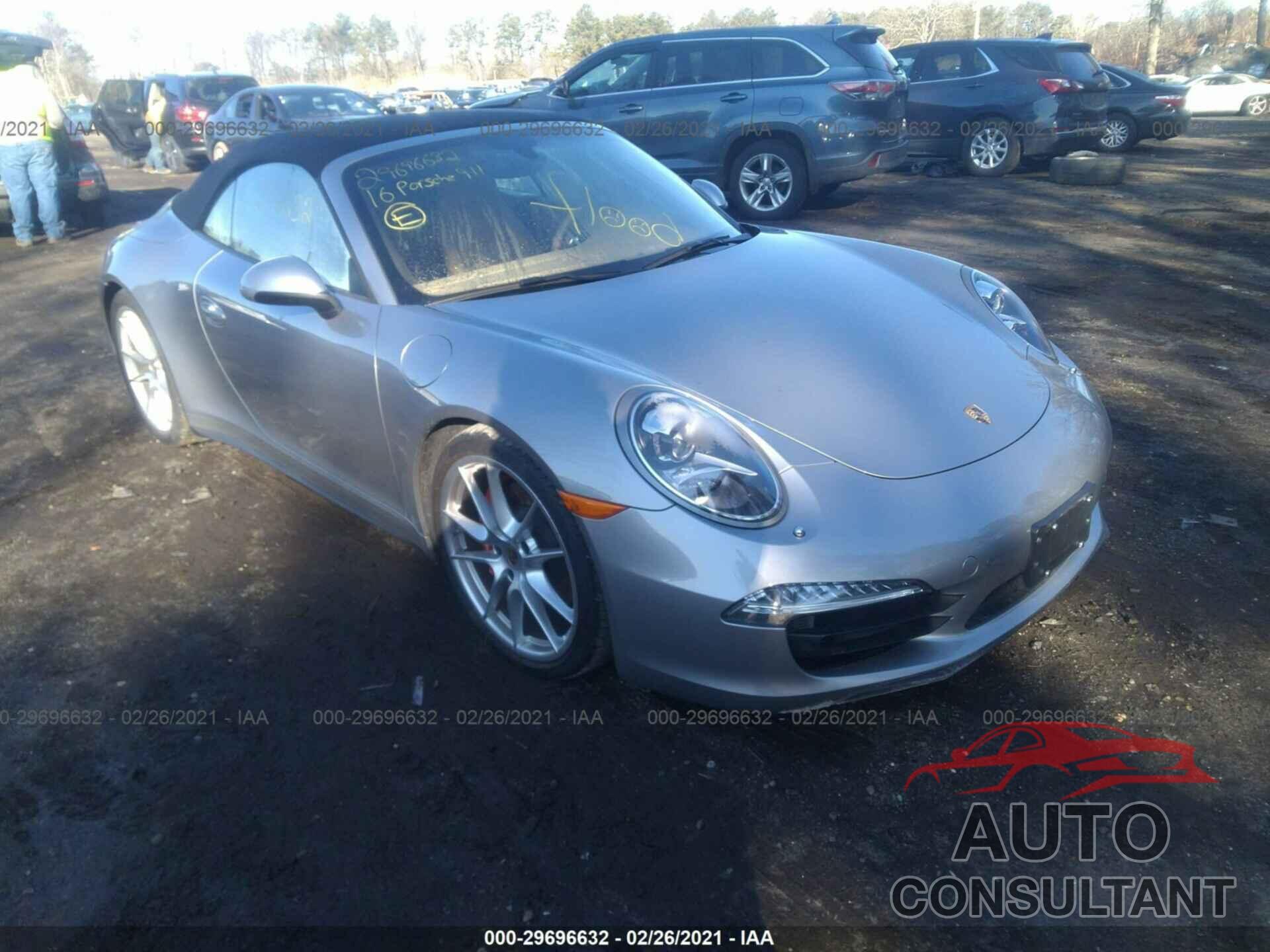 PORSCHE 911 2016 - WP0CB2A98GS154499