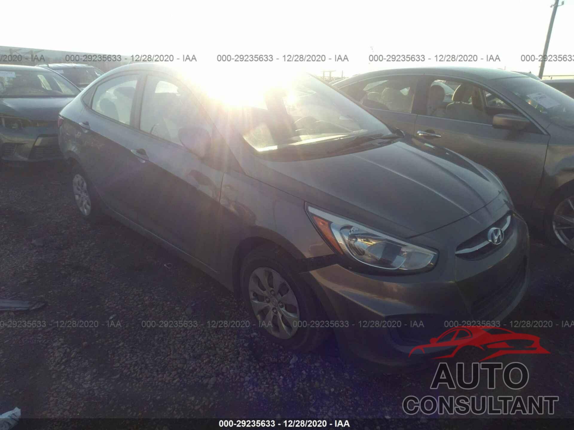 HYUNDAI ACCENT 2017 - KMHCT4AE3HU368808
