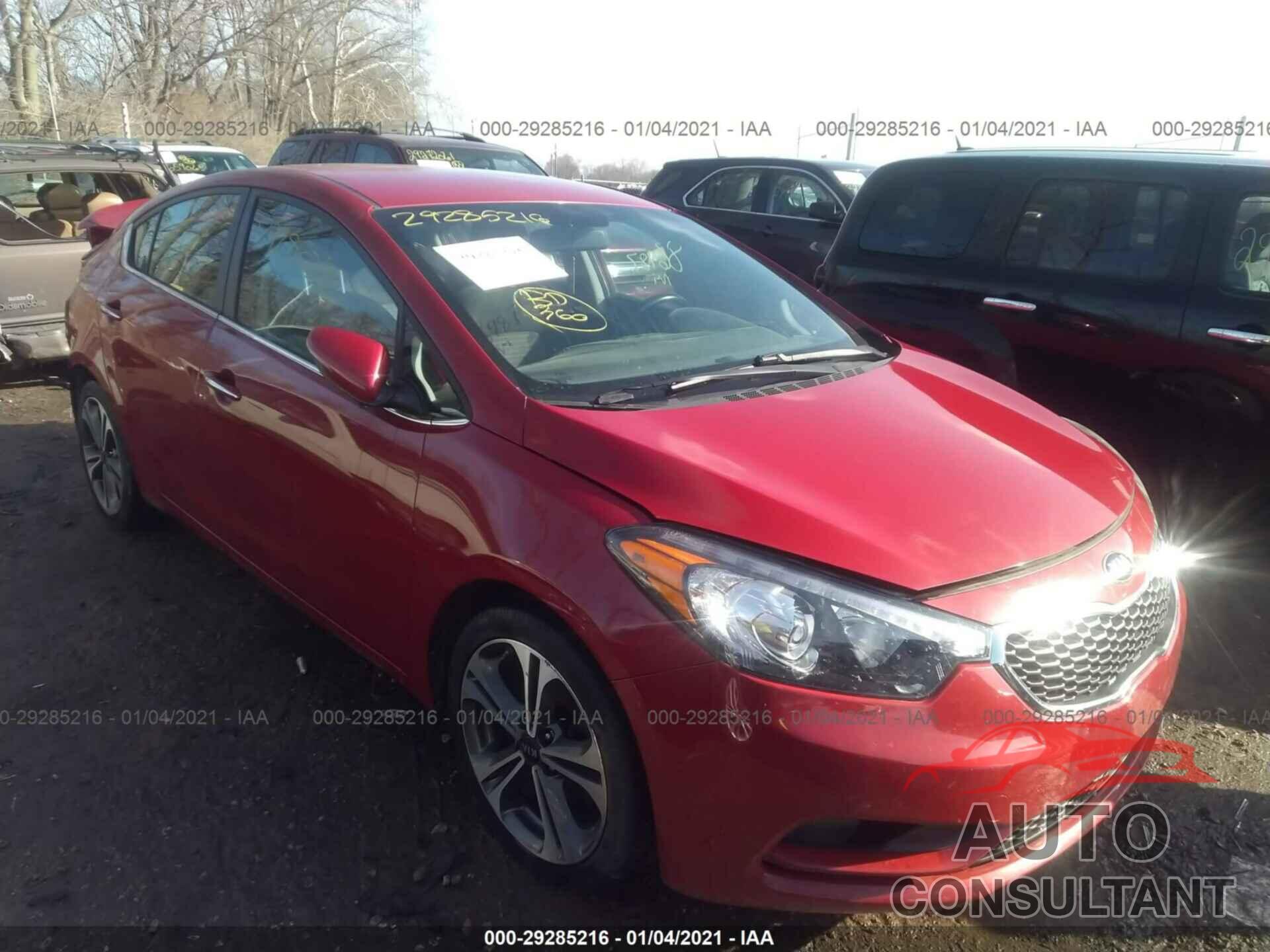 KIA FORTE 2016 - KNAFX4A87G5504945