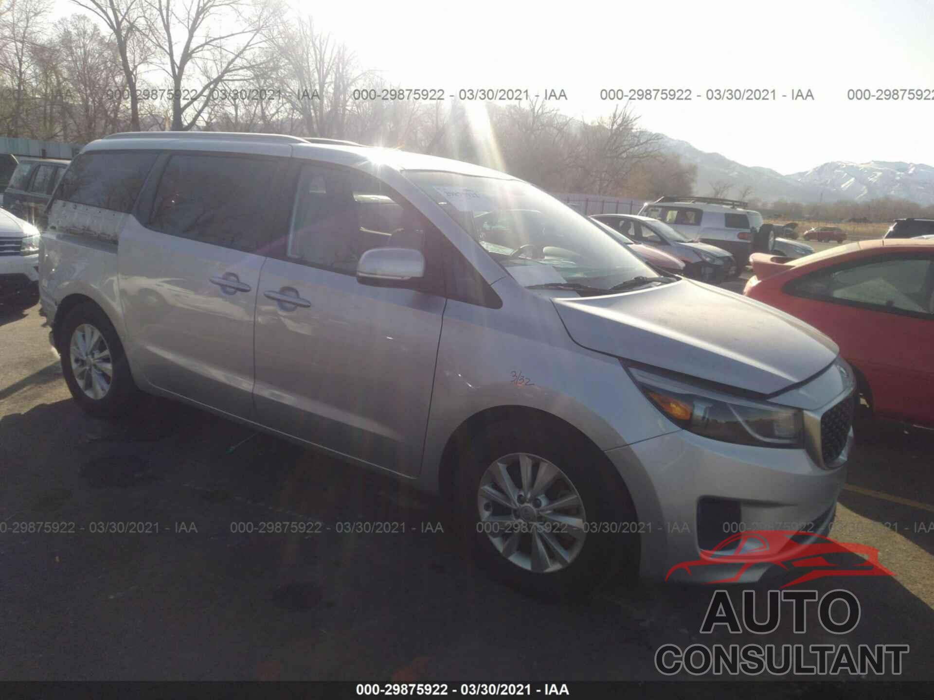 KIA SEDONA 2016 - KNDMB5C15G6100227