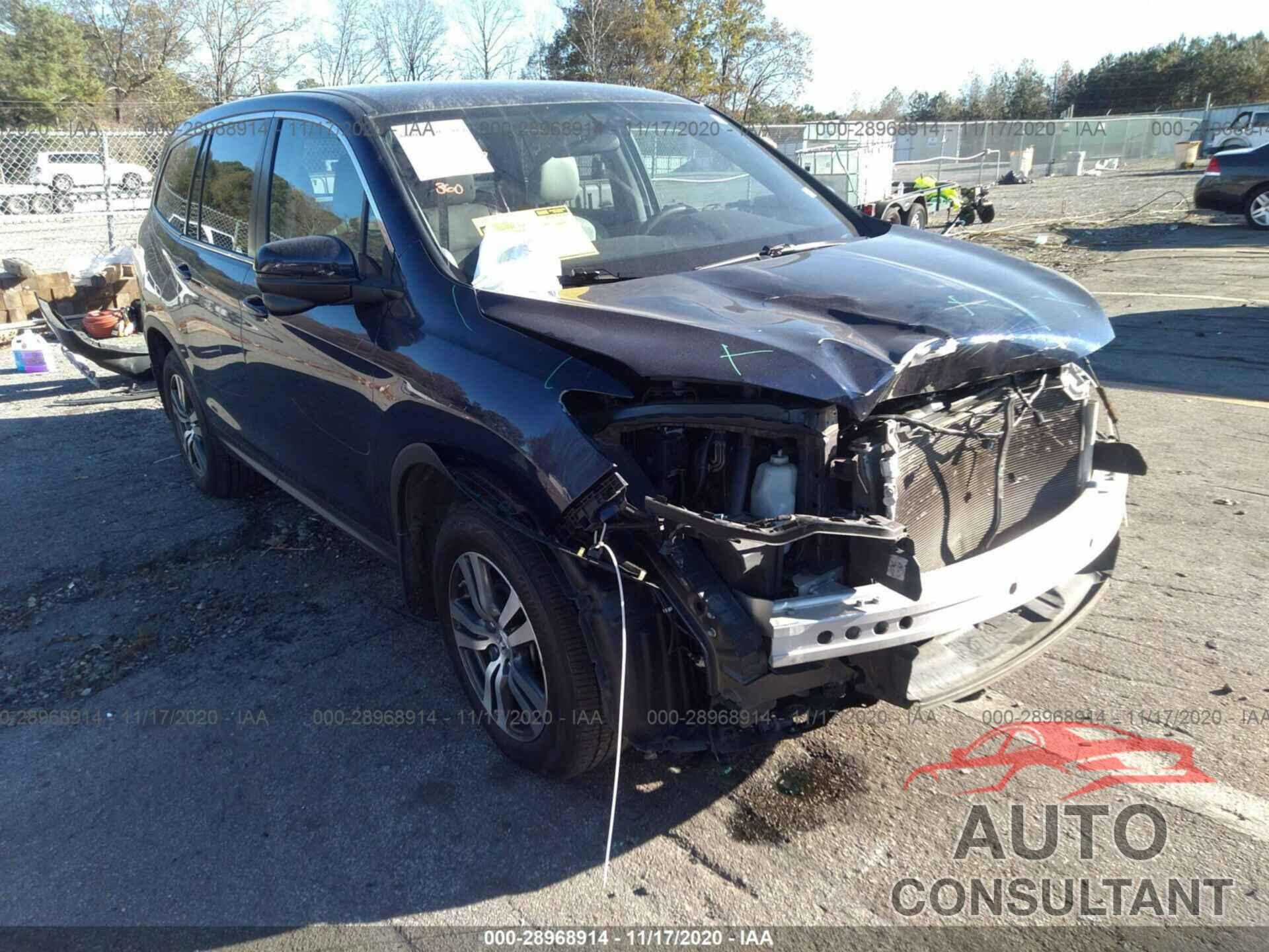 HONDA PILOT 2016 - 5FNYF5H36GB009097