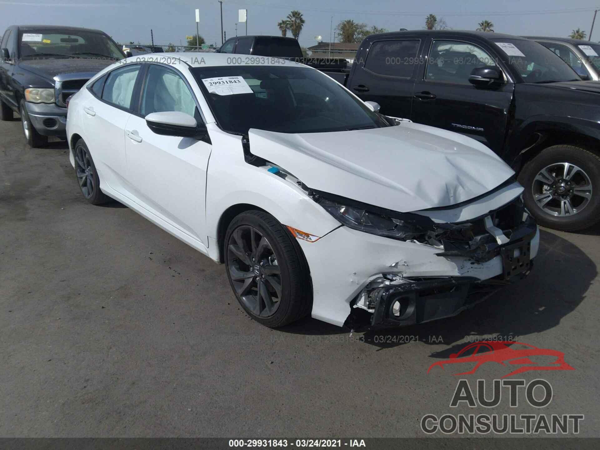 HONDA CIVIC SEDAN 2020 - 2HGFC2F82LH530210