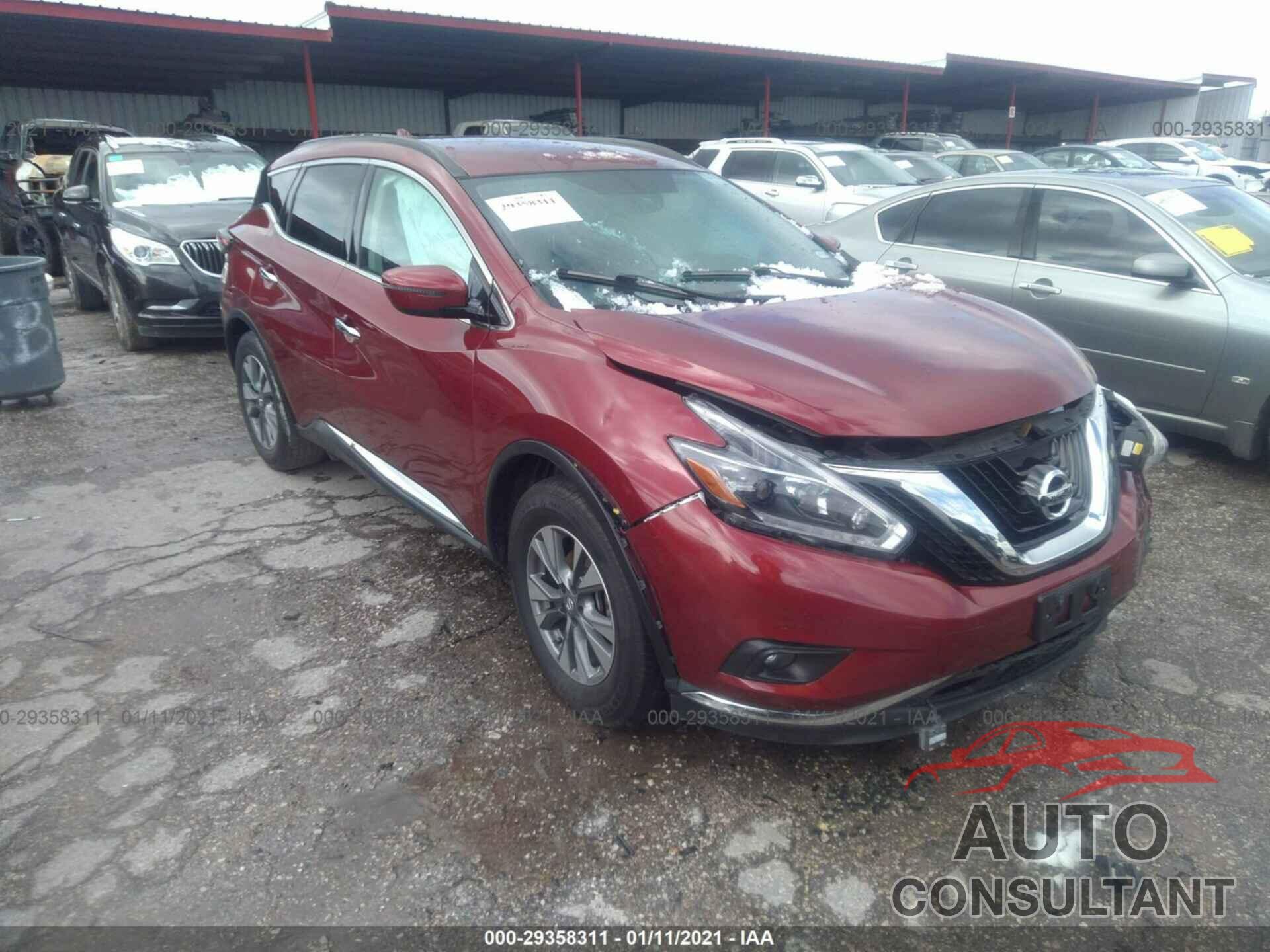 NISSAN MURANO 2018 - 5N1AZ2MG3JN132232