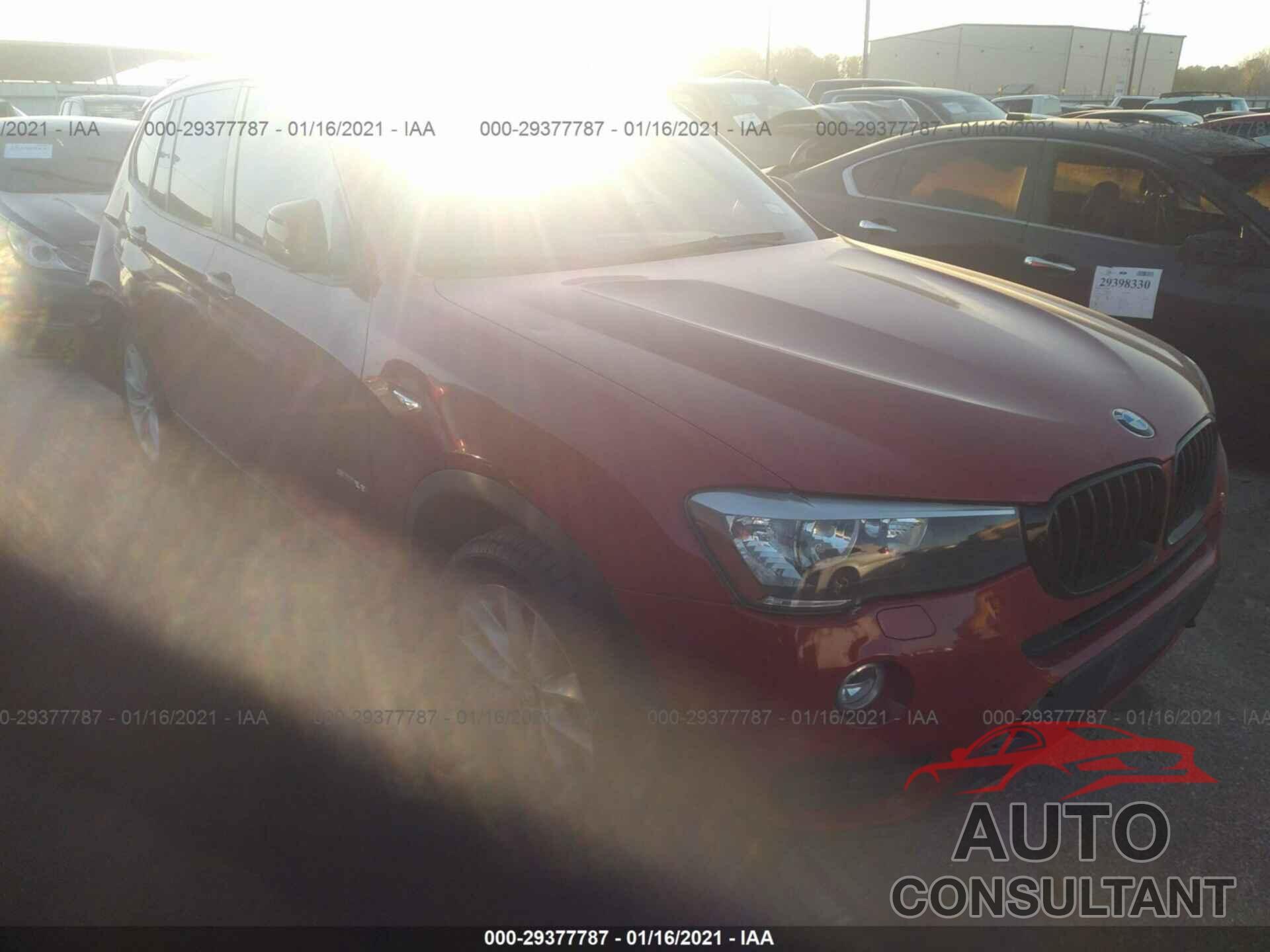 BMW X3 2016 - 5UXWZ7C53G0M83637