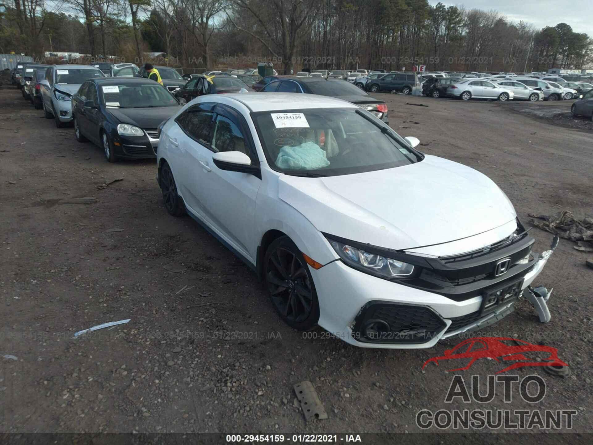 HONDA CIVIC HATCHBACK 2018 - SHHFK7H4XJU419088