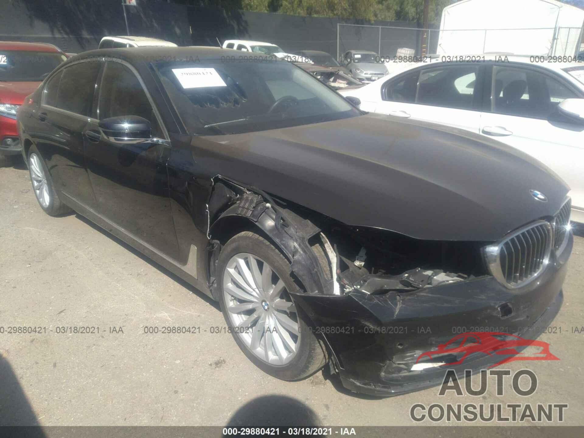 BMW 7 SERIES 2016 - WBA7E2C53GG547619