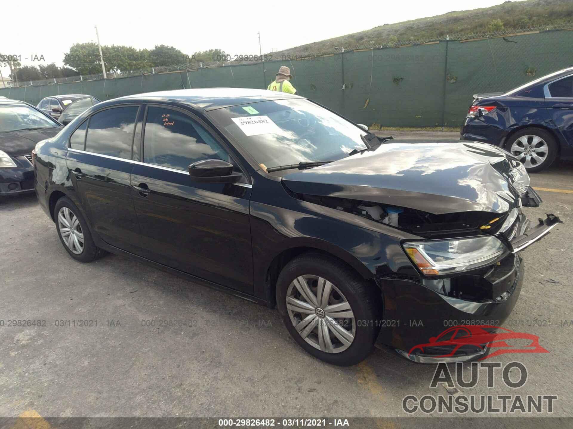 VOLKSWAGEN JETTA 2017 - 3VW2B7AJ8HM403345