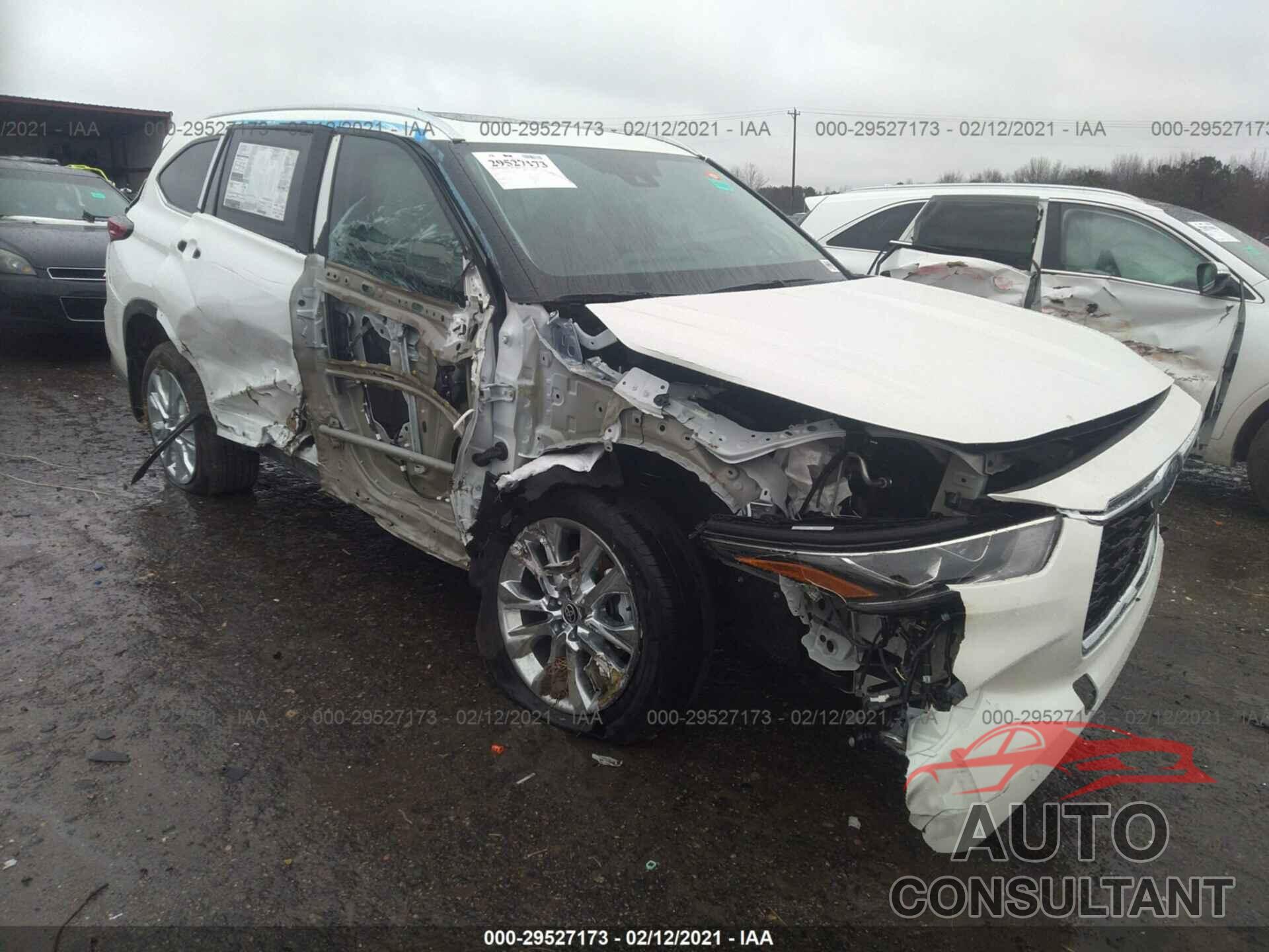 TOYOTA HIGHLANDER 2021 - 5TDXBRCH4MS522695