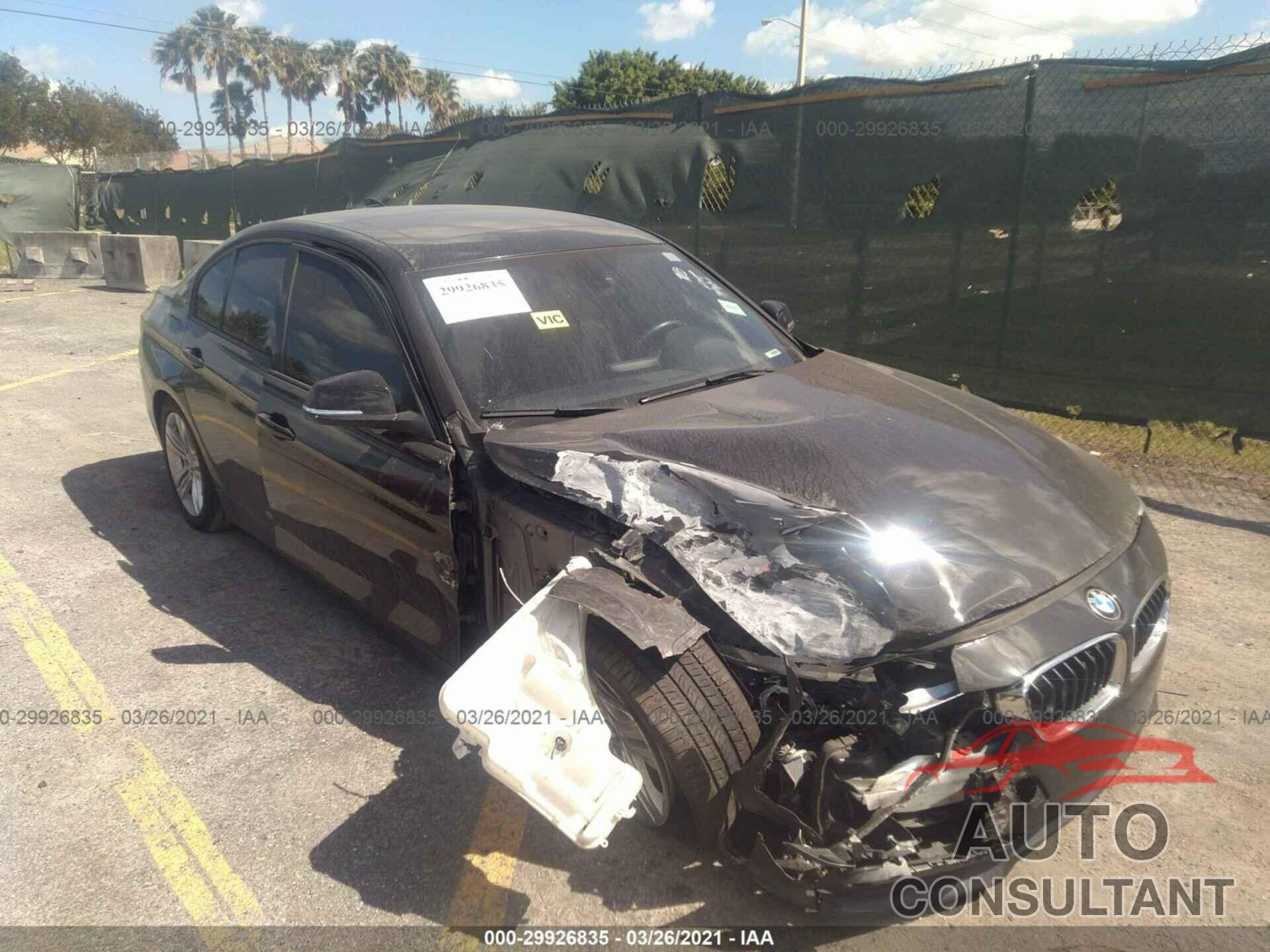 BMW 3 SERIES 2016 - WBA8E3C53GK500940
