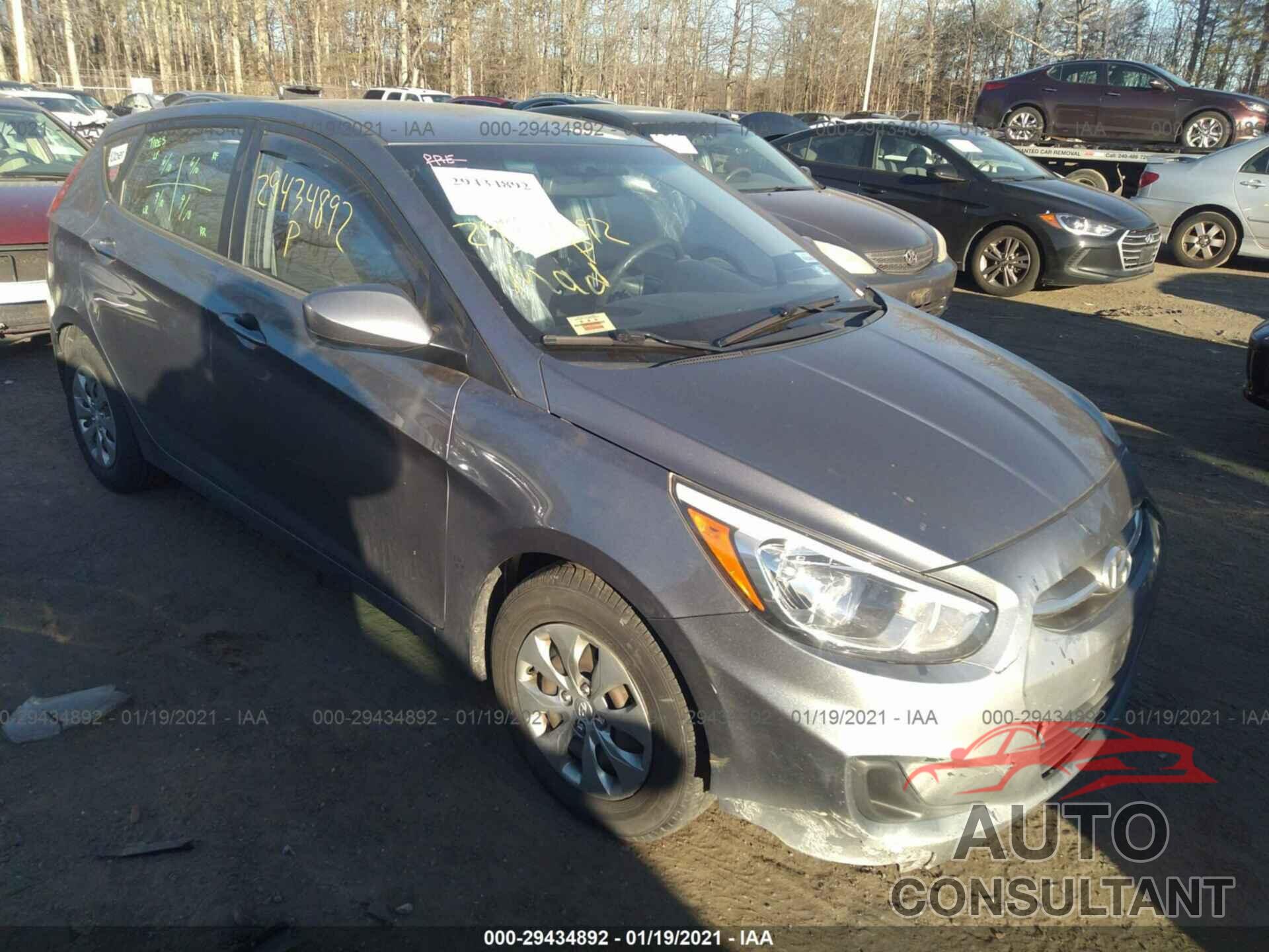 HYUNDAI ACCENT 2016 - KMHCT5AE8GU255473