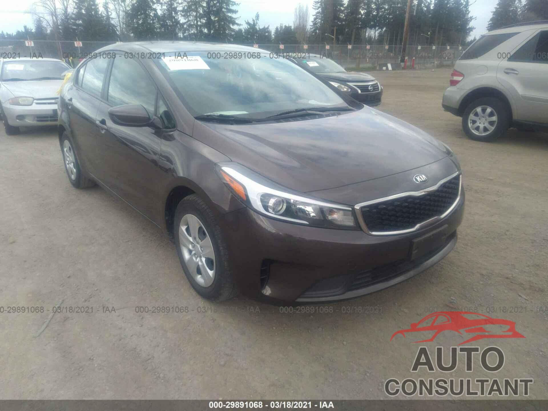 KIA FORTE 2018 - 3KPFK4A77JE212202