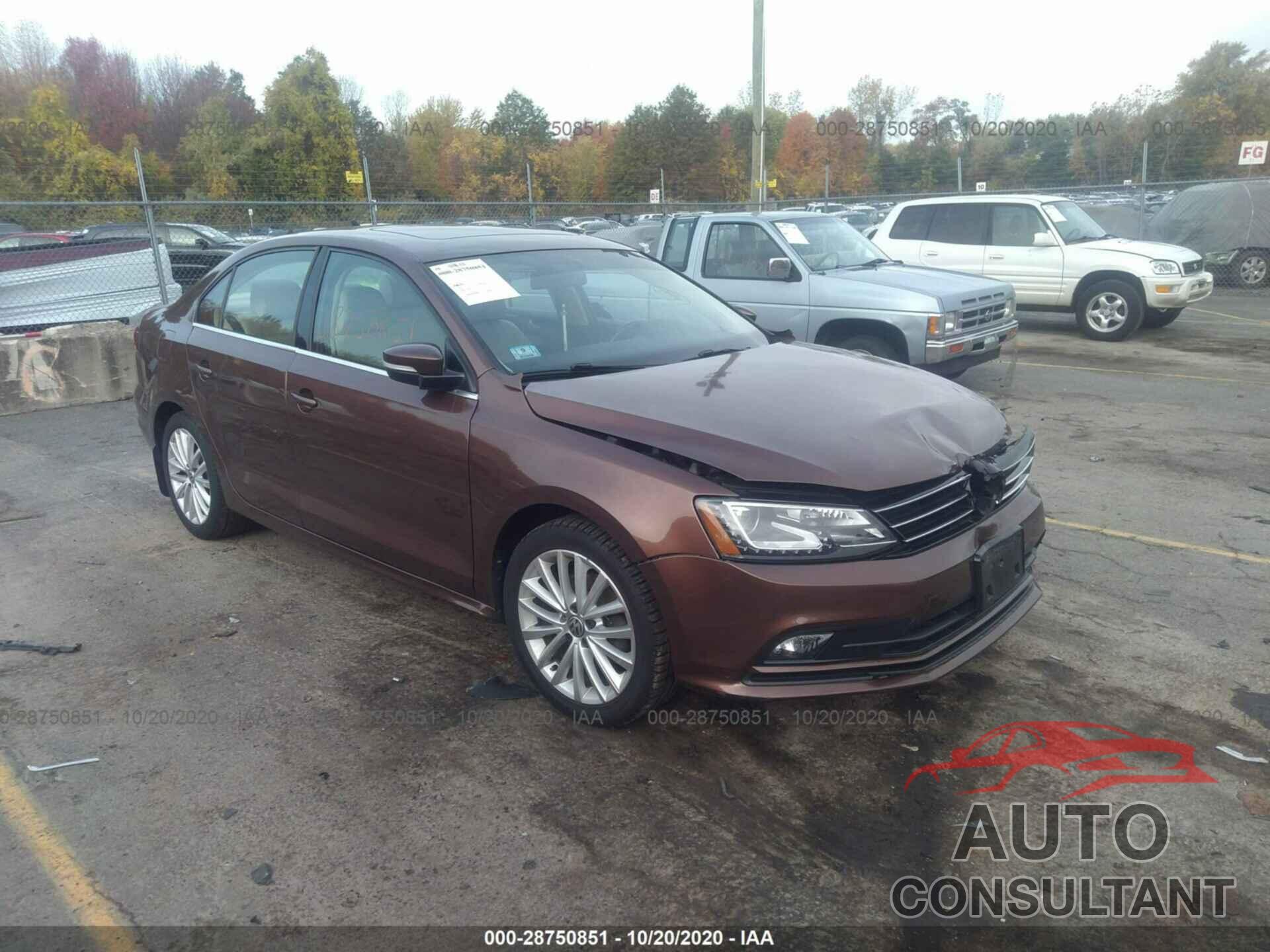 VOLKSWAGEN JETTA SEDAN 2016 - 3VWL17AJ4GM318475