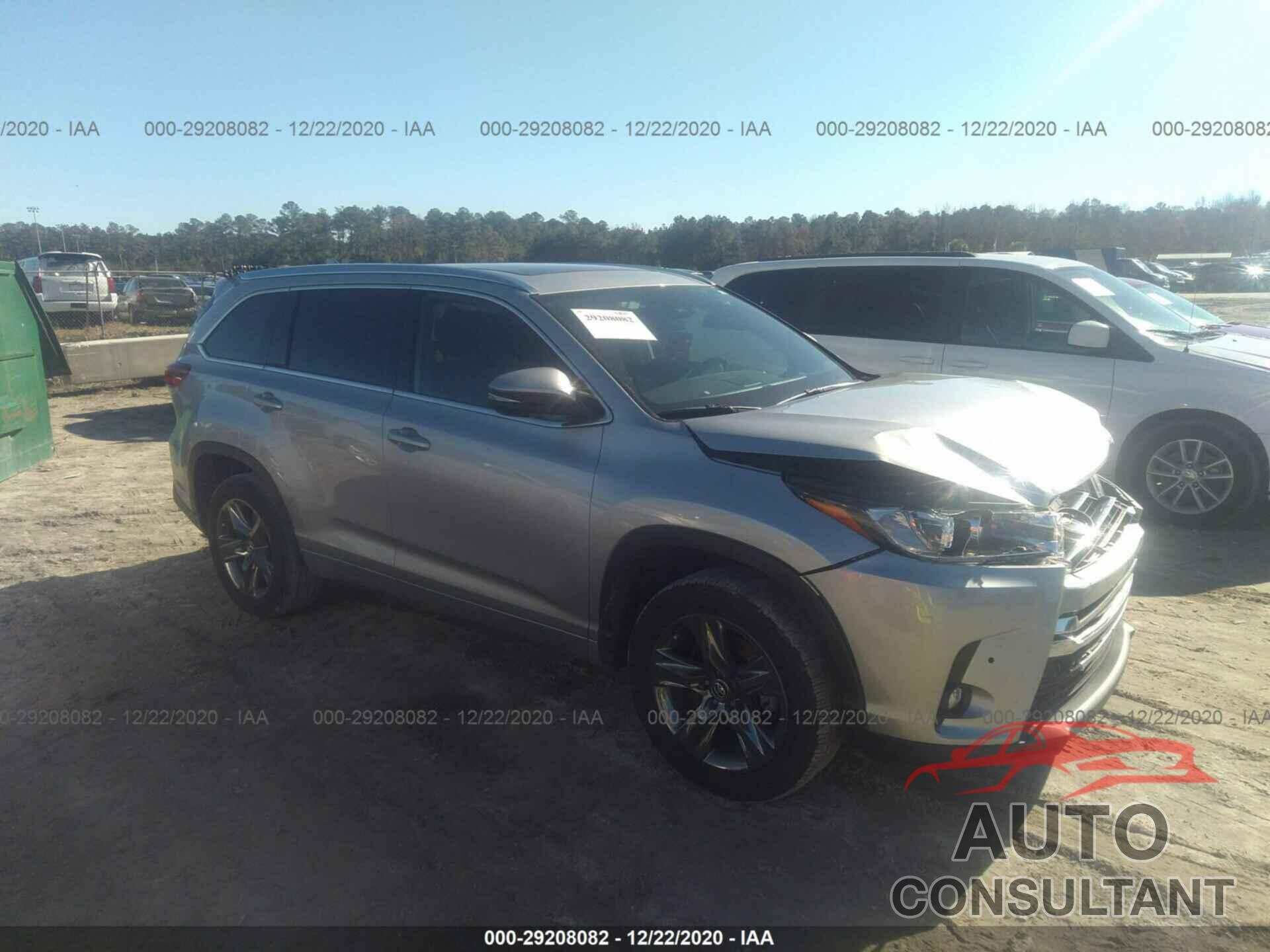 TOYOTA HIGHLANDER 2019 - 5TDYZRFH3KS333707