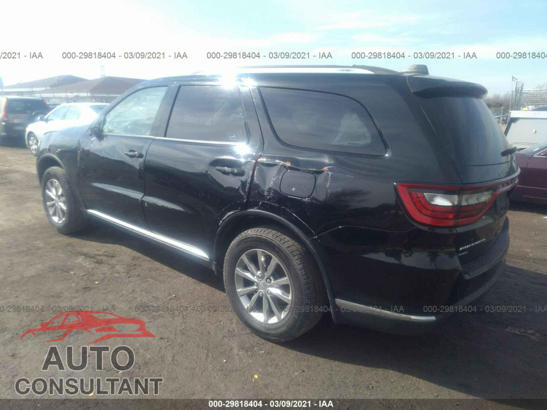 DODGE DURANGO 2017 - 1C4RDJAG4HC917997