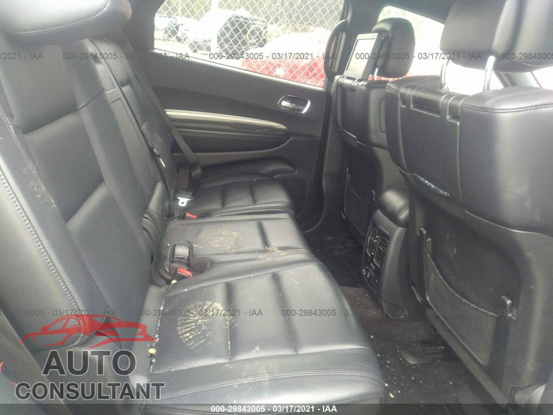 DODGE DURANGO 2017 - 1C4RDJDG7HC611288