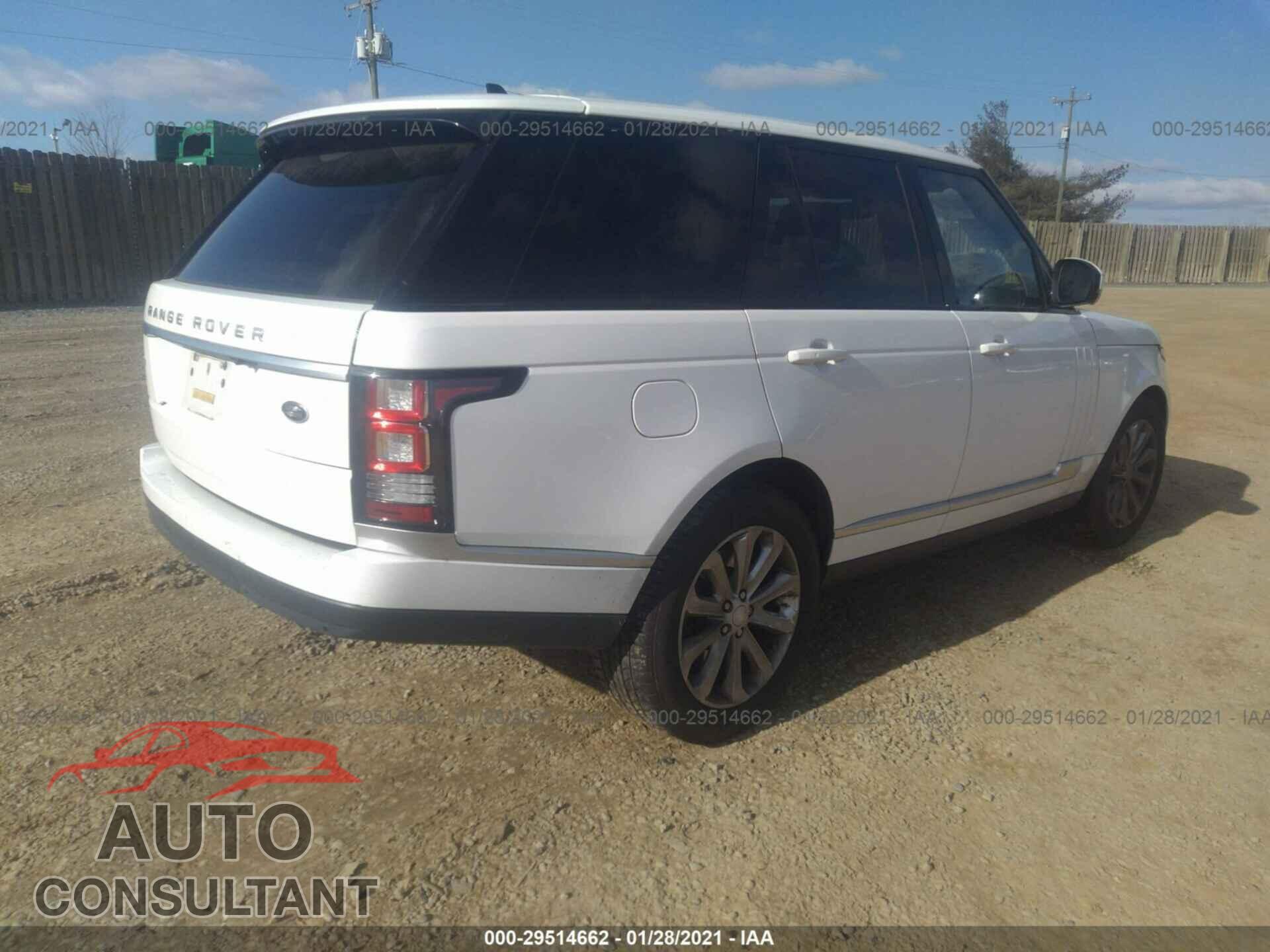 LAND ROVER RANGE ROVER 2016 - SALGS2PF0GA317045