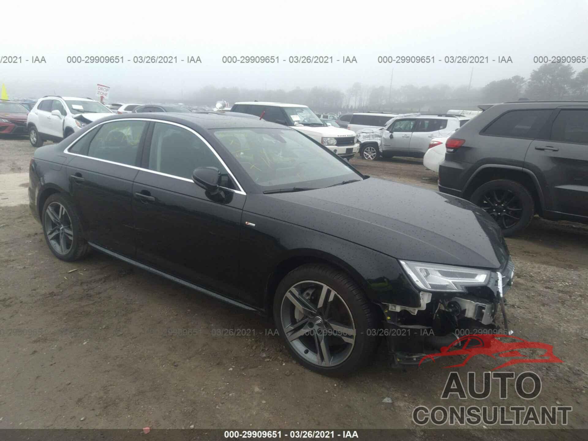 AUDI A4 2018 - WAUENAF43JA201276