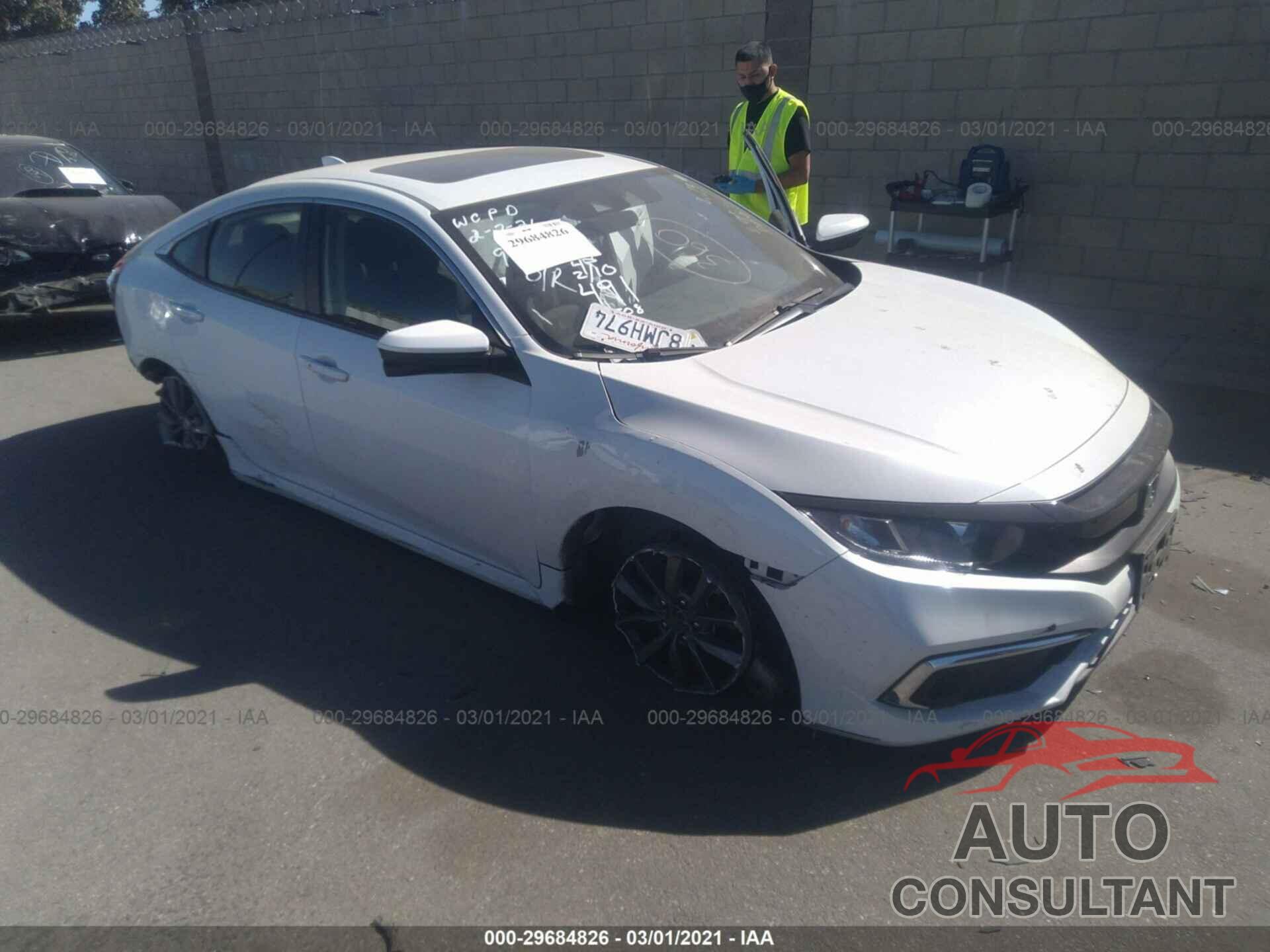 HONDA CIVIC SEDAN 2019 - JHMFC1F34KX012508