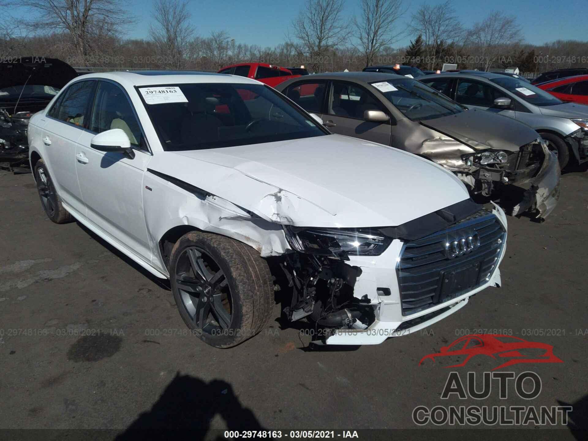 AUDI A4 2017 - WAUENAF44HN016849