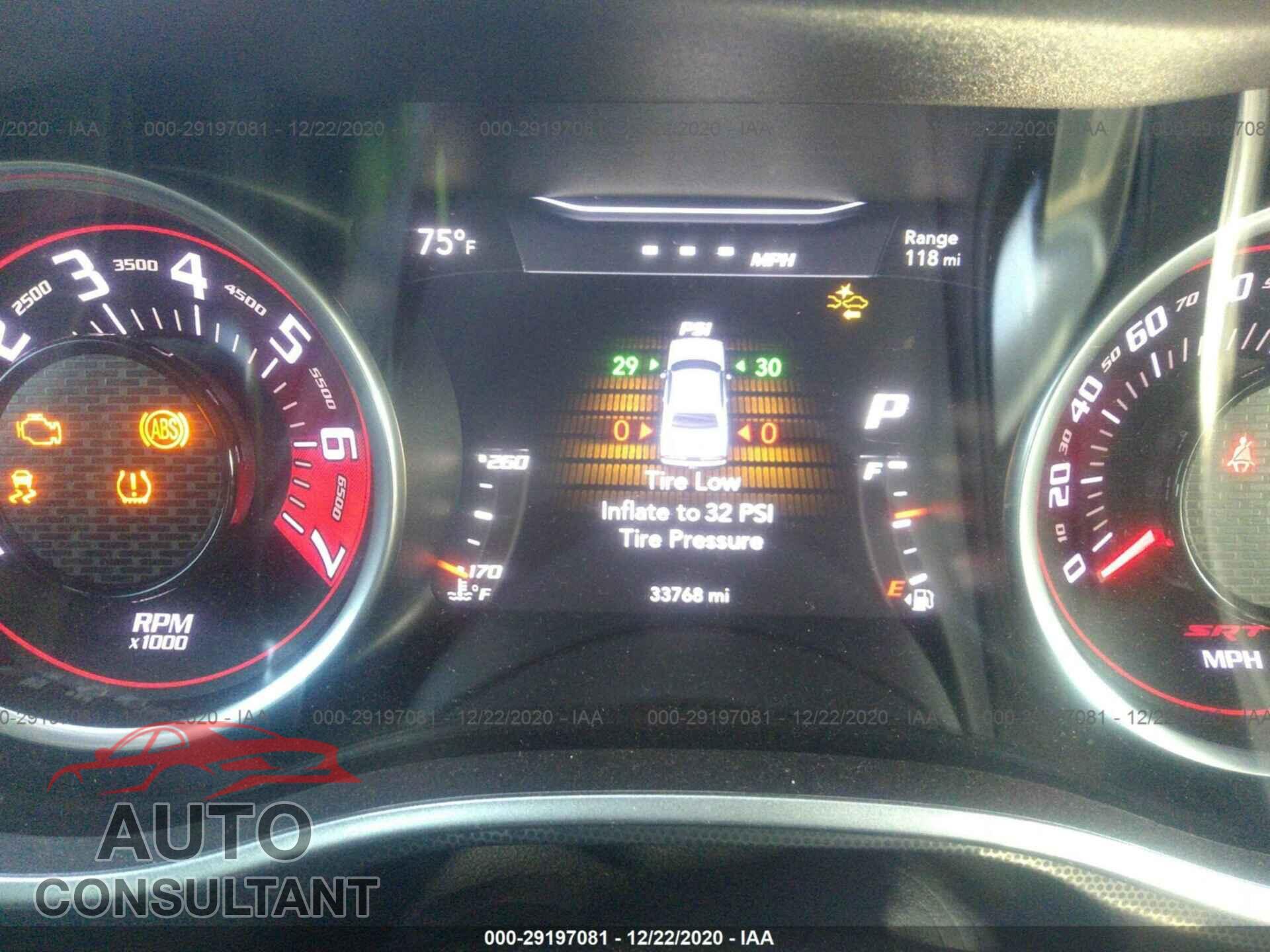 DODGE CHALLENGER 2016 - 2C3CDZDJ0GH275256
