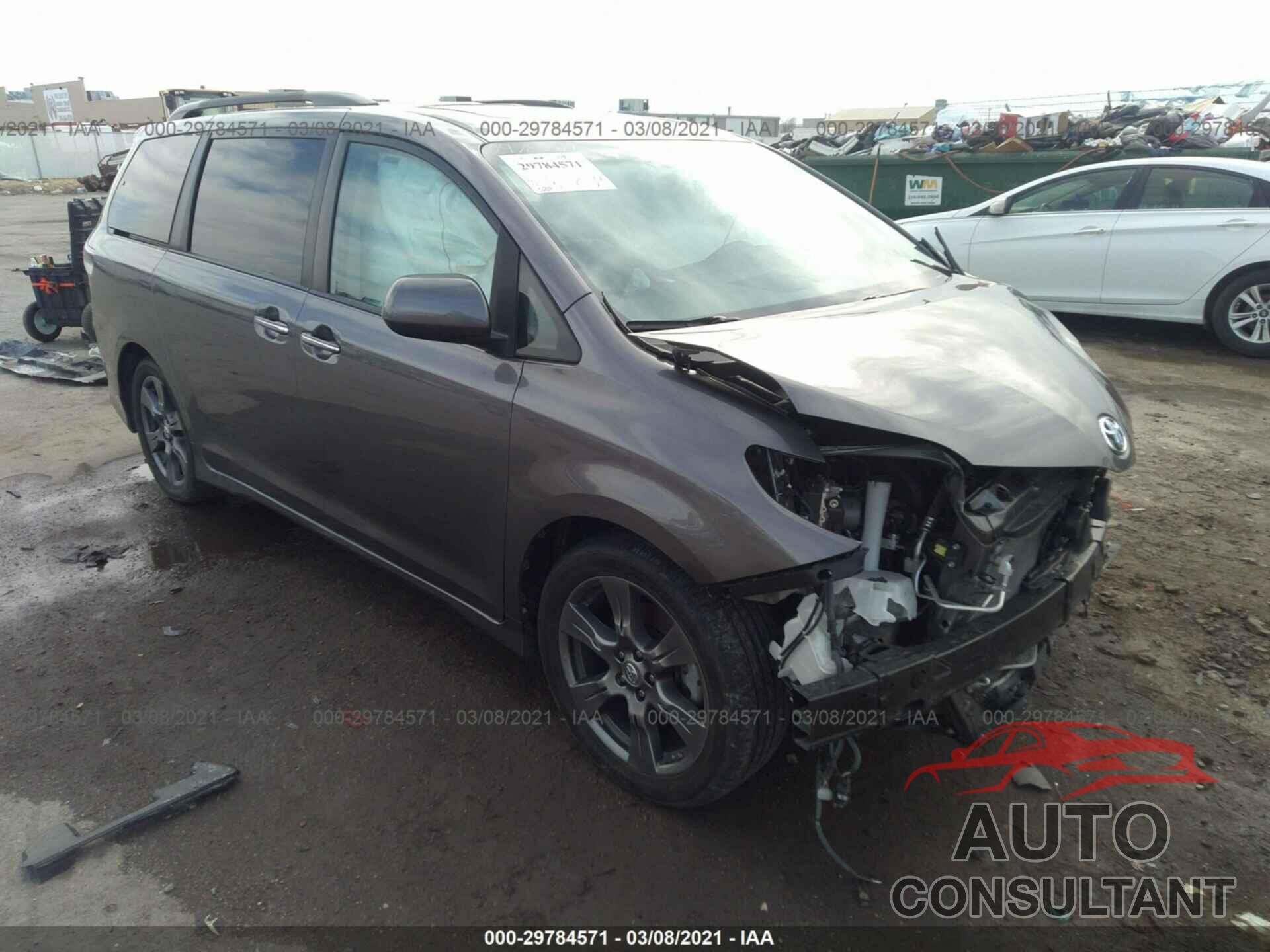 TOYOTA SIENNA 2017 - 5TDXZ3DC0HS889353