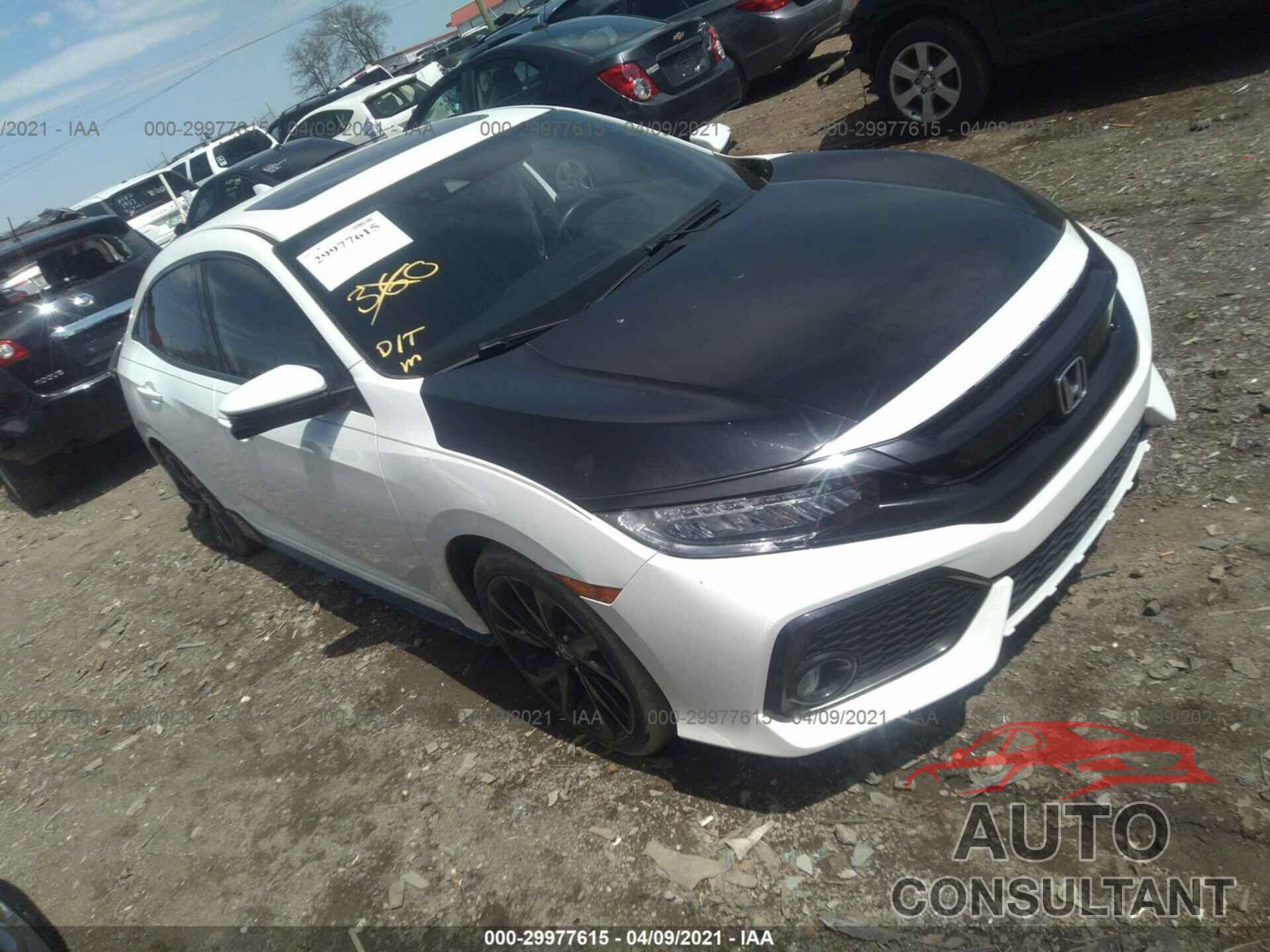 HONDA CIVIC HATCHBACK 2017 - SHHFK7H97HU222076