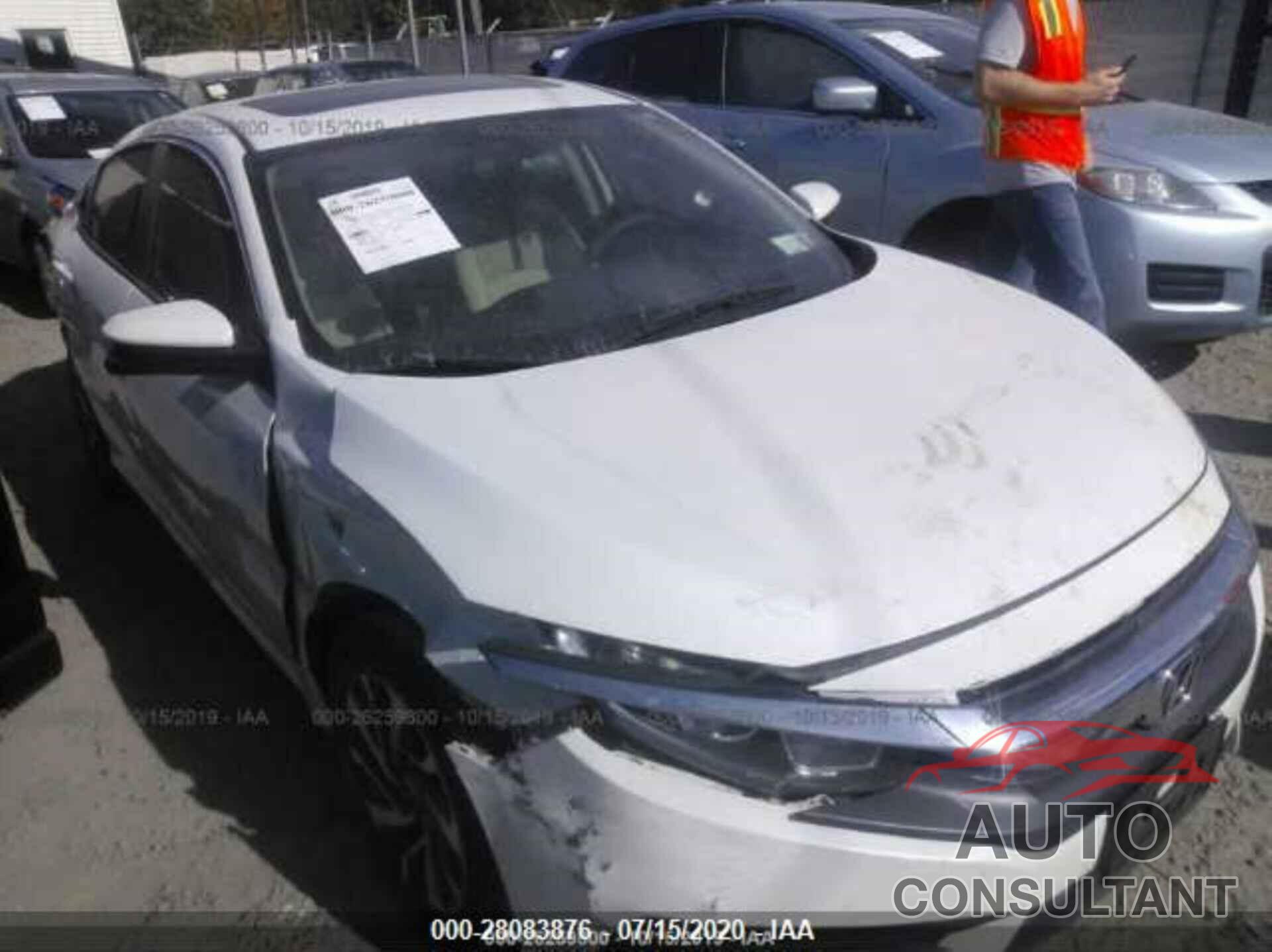 HONDA CIVIC SEDAN 2018 - 2HGFC2F72JH522189