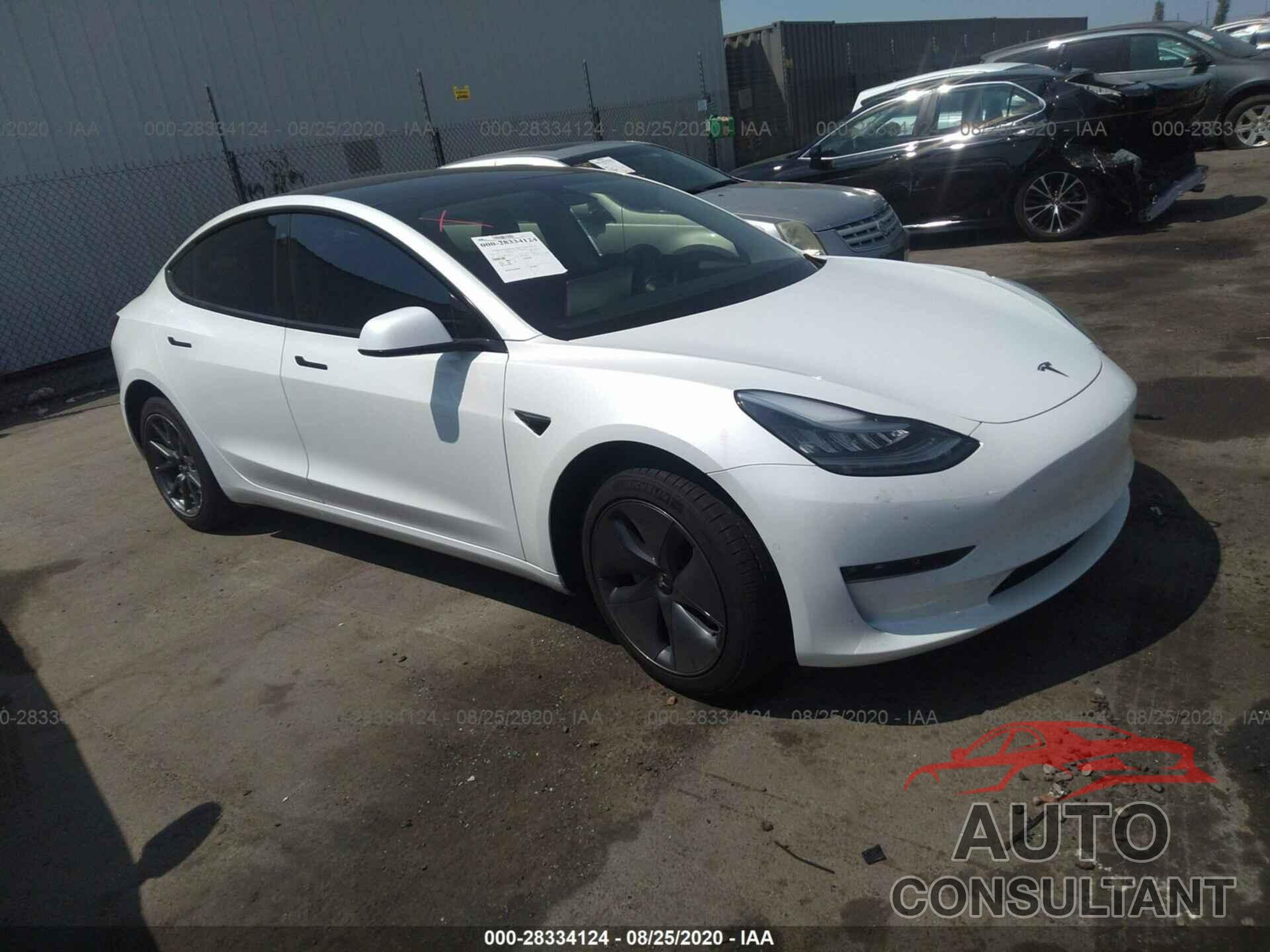 TESLA MODEL 3 2019 - 5YJ3E1EA0KF504106