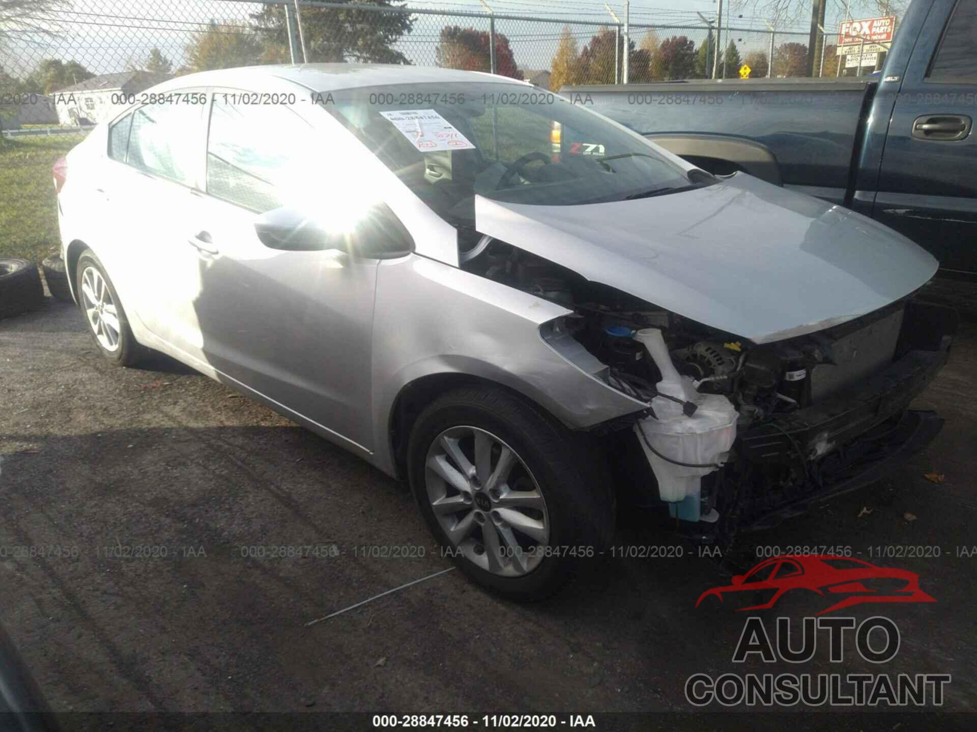 KIA FORTE 2017 - 3KPFL4A74HE128734