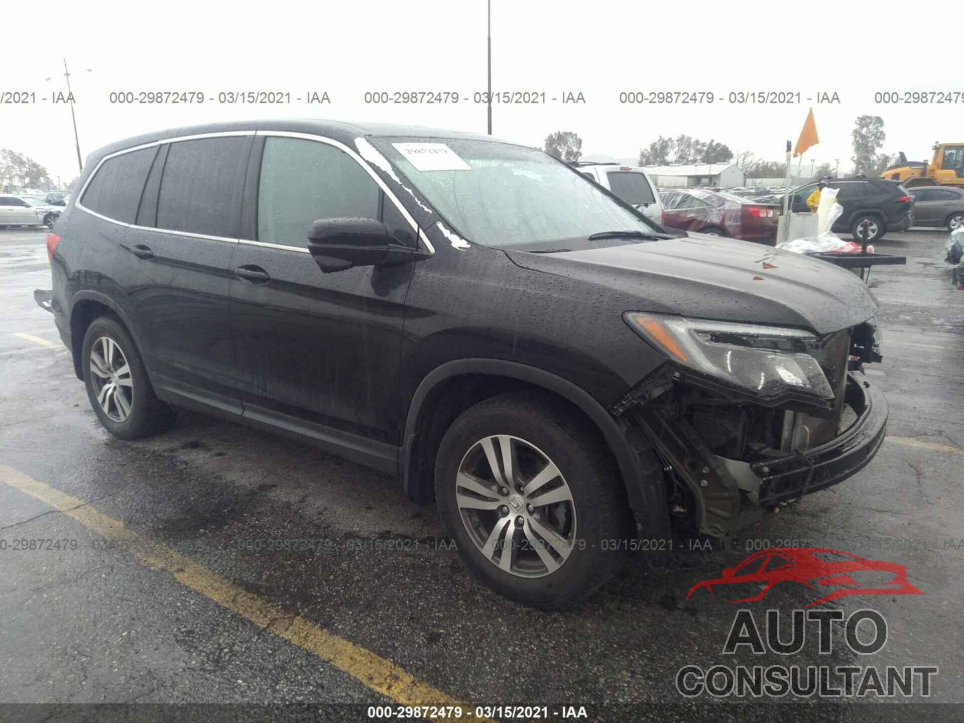 HONDA PILOT 2016 - 5FNYF5H35GB018048