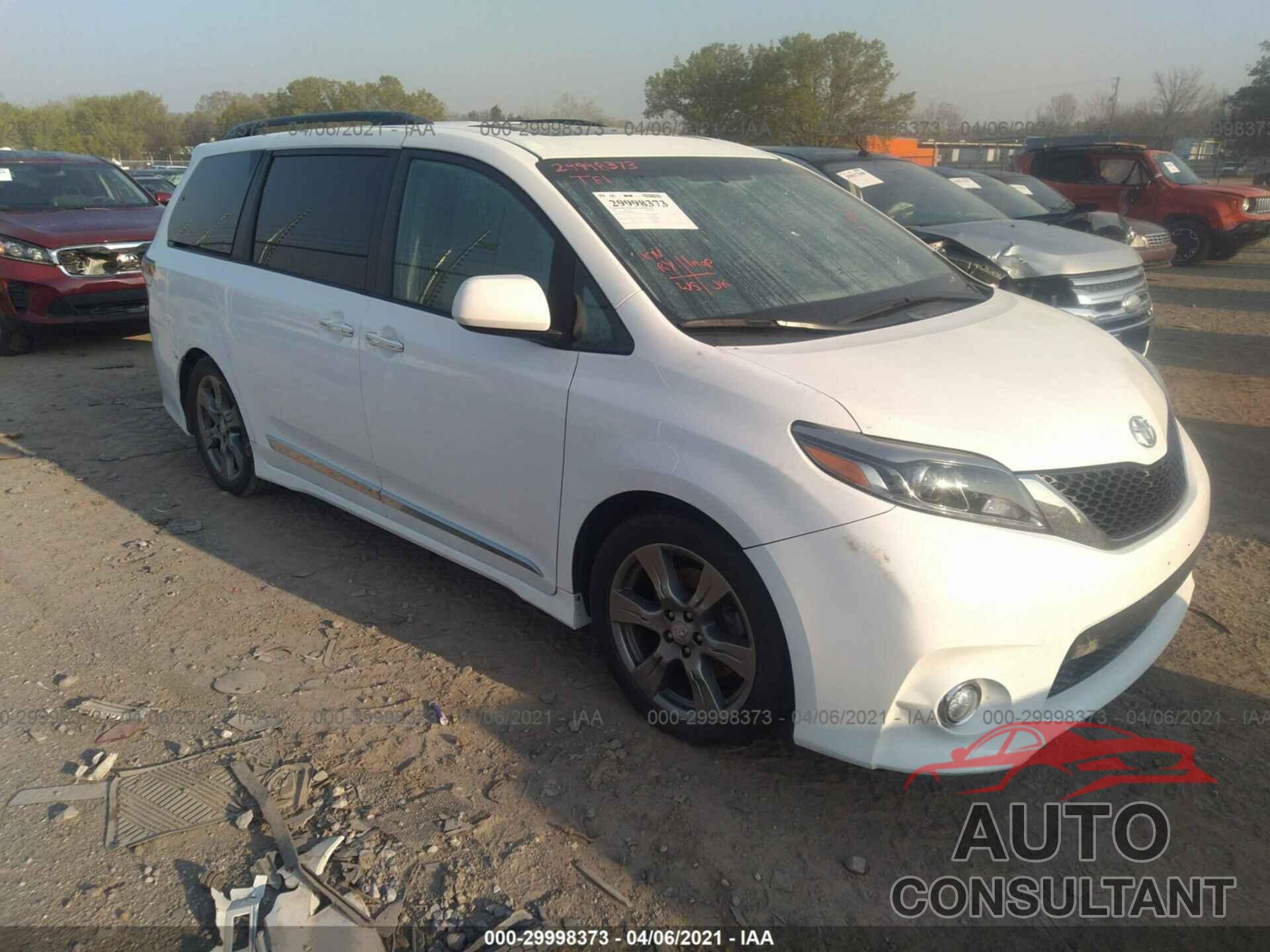 TOYOTA SIENNA 2017 - 5TDXZ3DC5HS868420