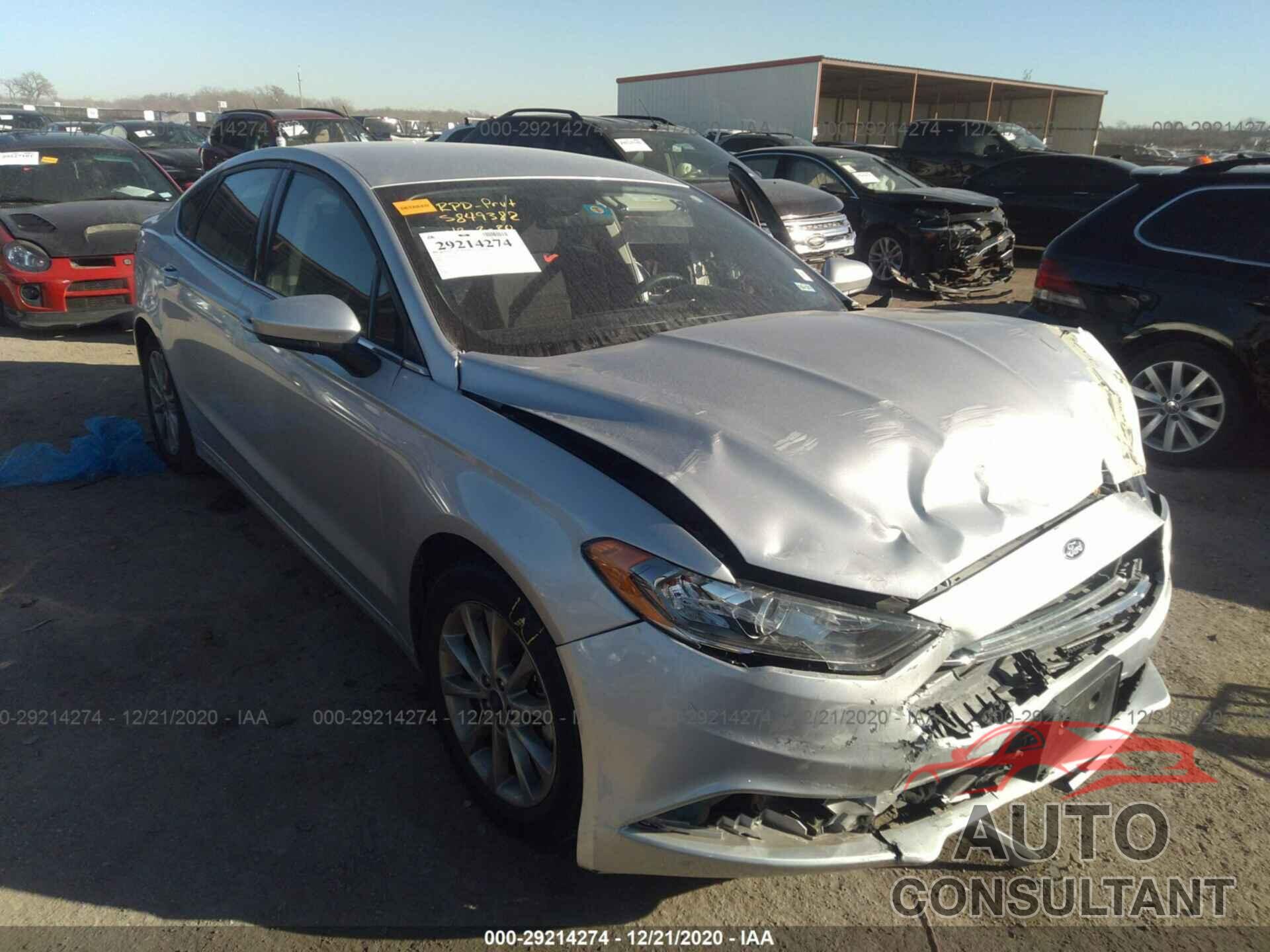 FORD FUSION 2017 - 3FA6P0HD8HR397116