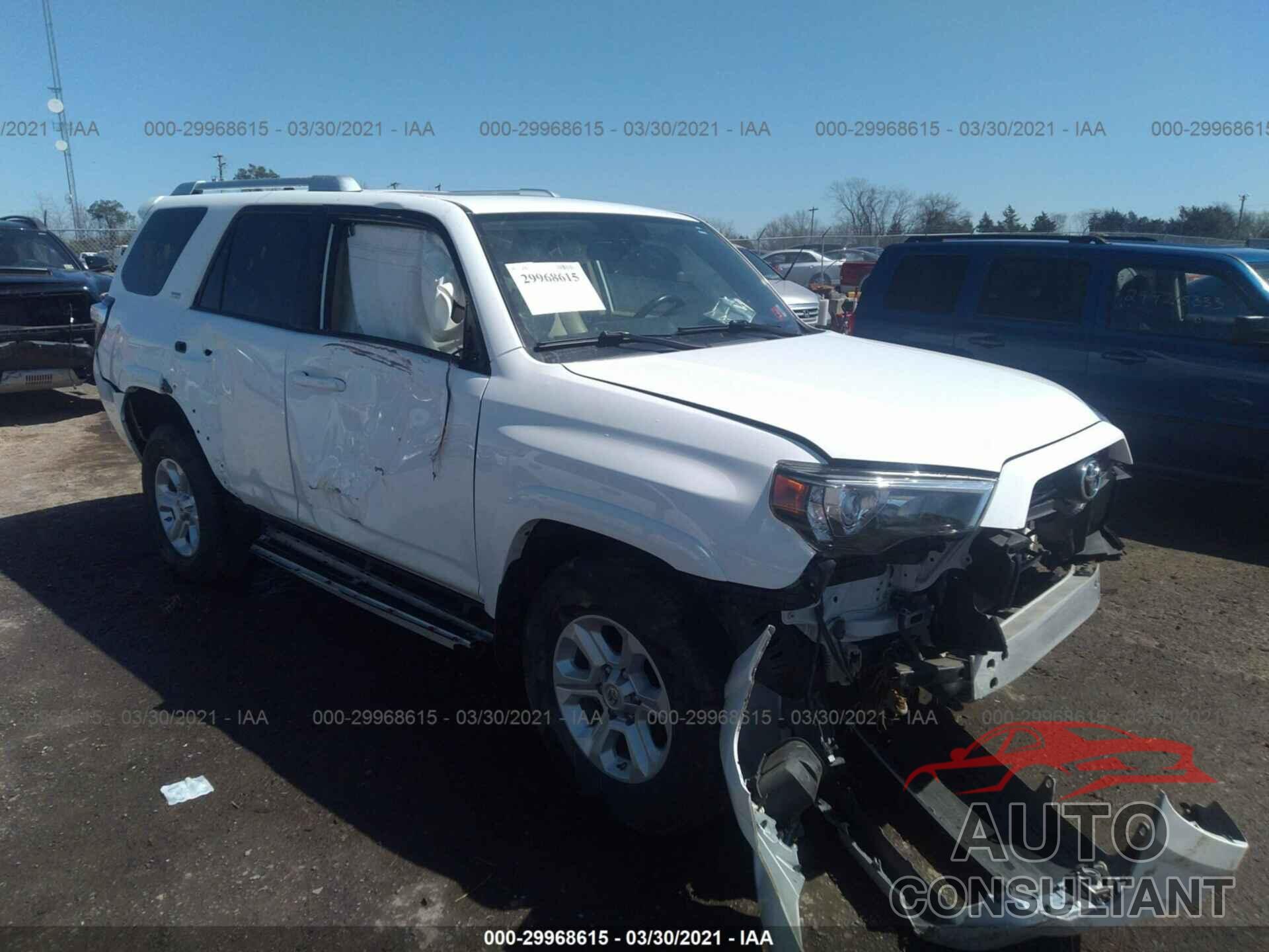 TOYOTA 4RUNNER 2016 - JTEBU5JR2G5315107