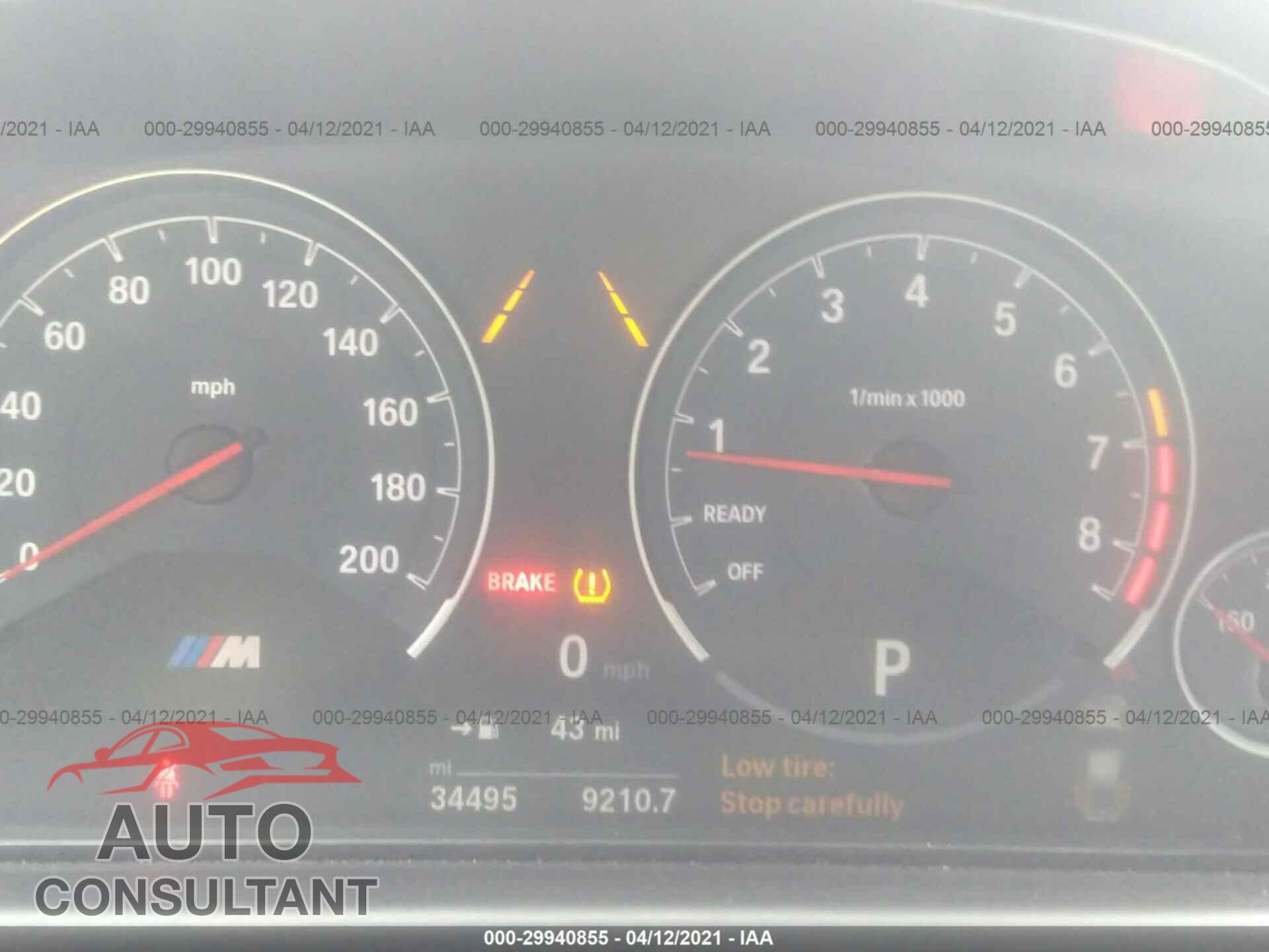 BMW M3 2017 - WBS8M9C51H5G84344