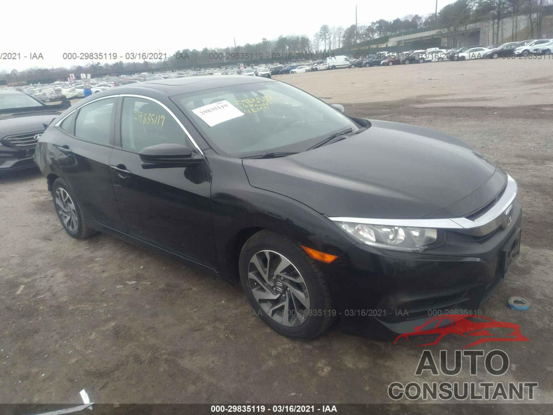 HONDA CIVIC SEDAN 2016 - 19XFC2F76GE231195