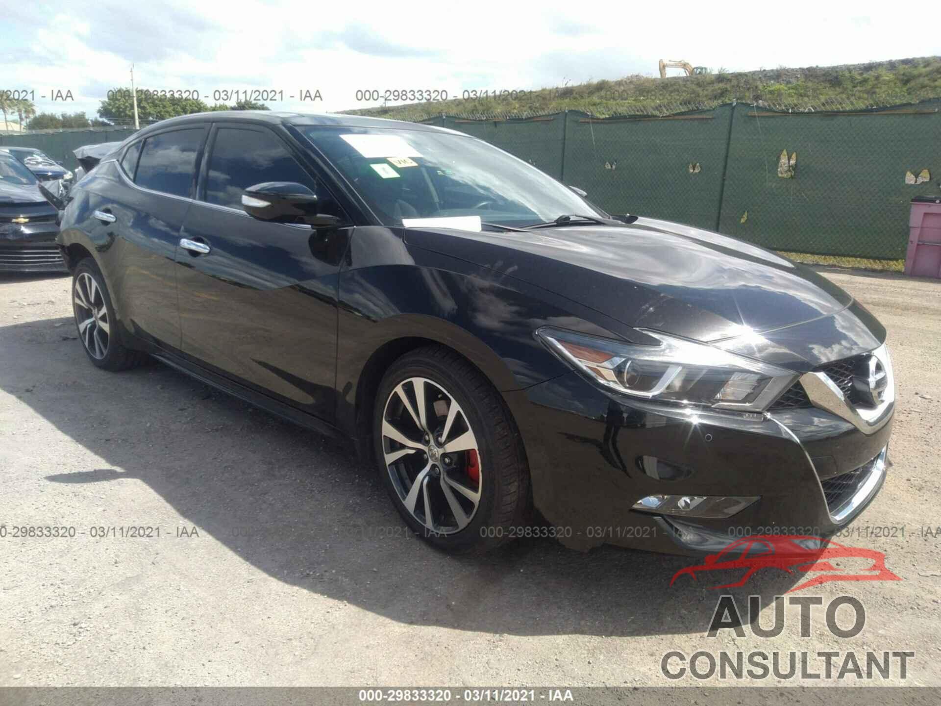 NISSAN MAXIMA 2017 - 1N4AA6AP1HC377954