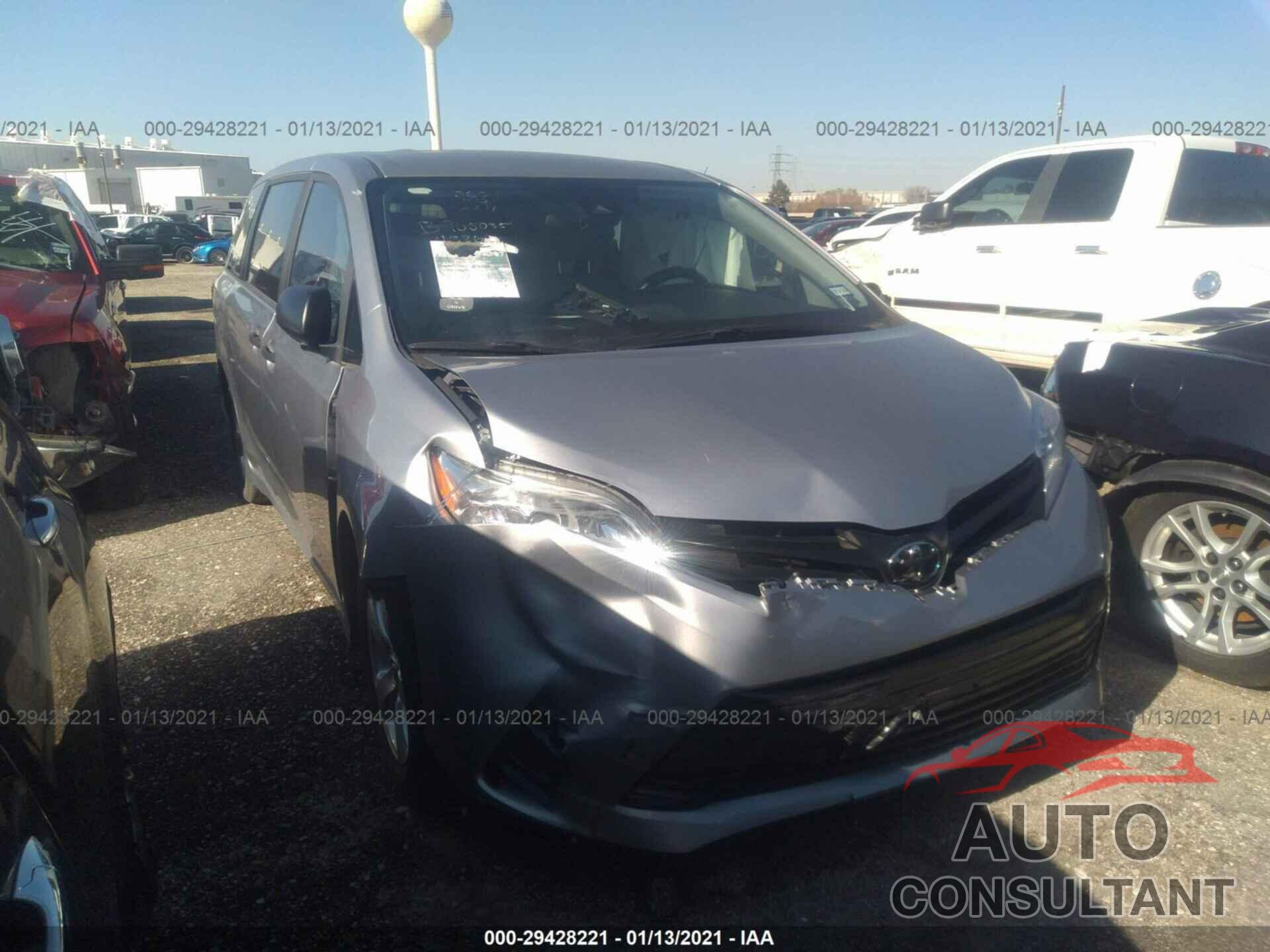 TOYOTA SIENNA 2018 - 5TDZZ3DC2JS934386