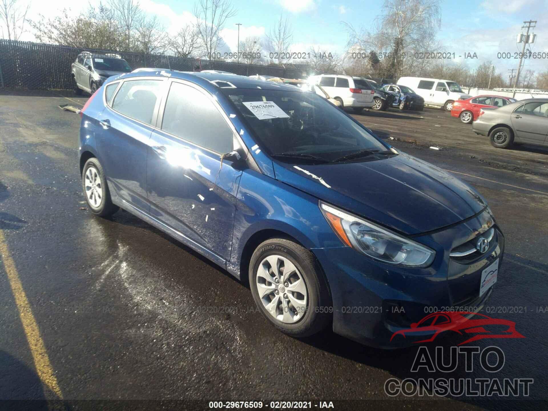 HYUNDAI ACCENT 2016 - KMHCT5AE7GU275228