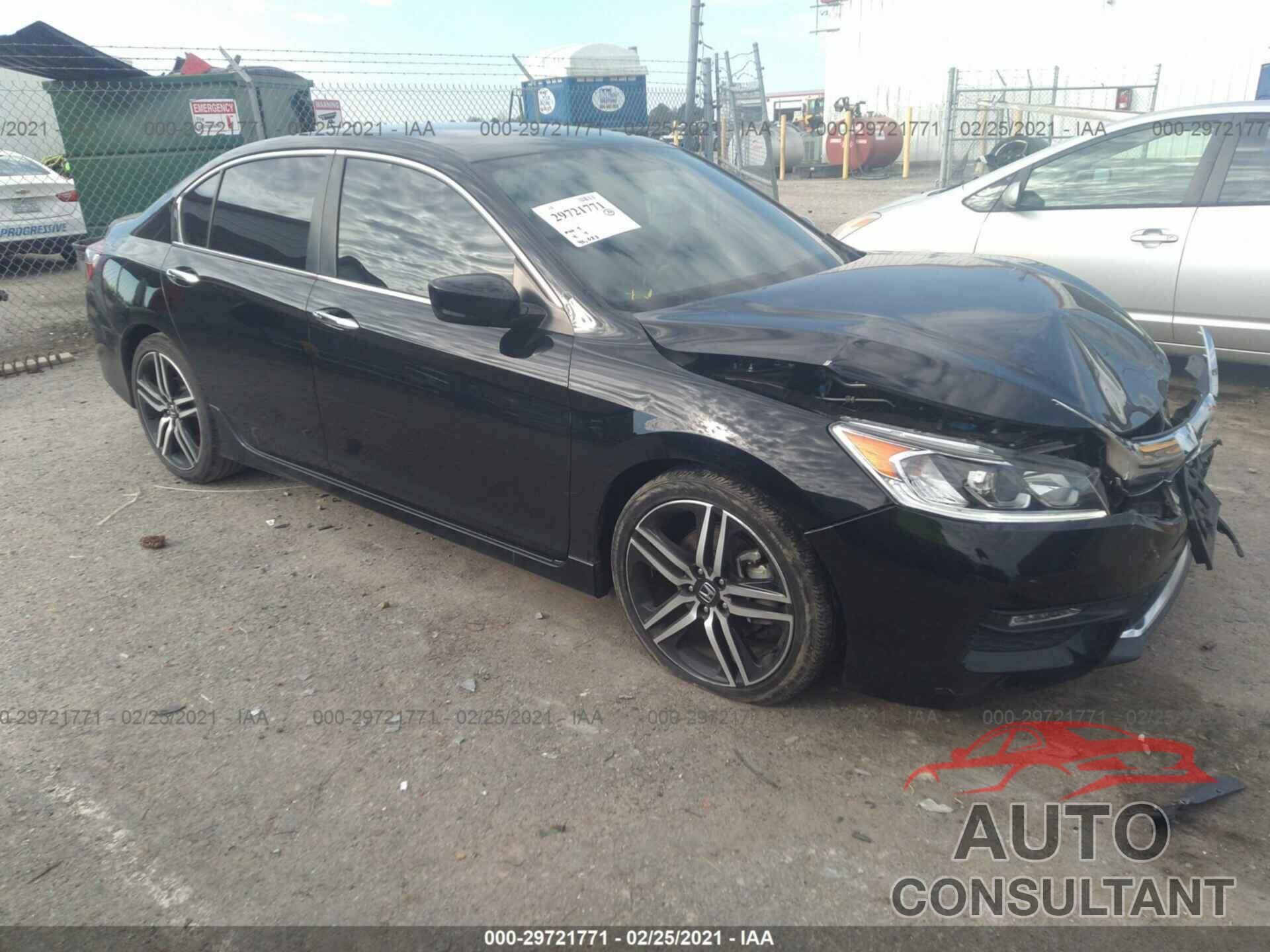 HONDA ACCORD SEDAN 2017 - 1HGCR2F58HA216526