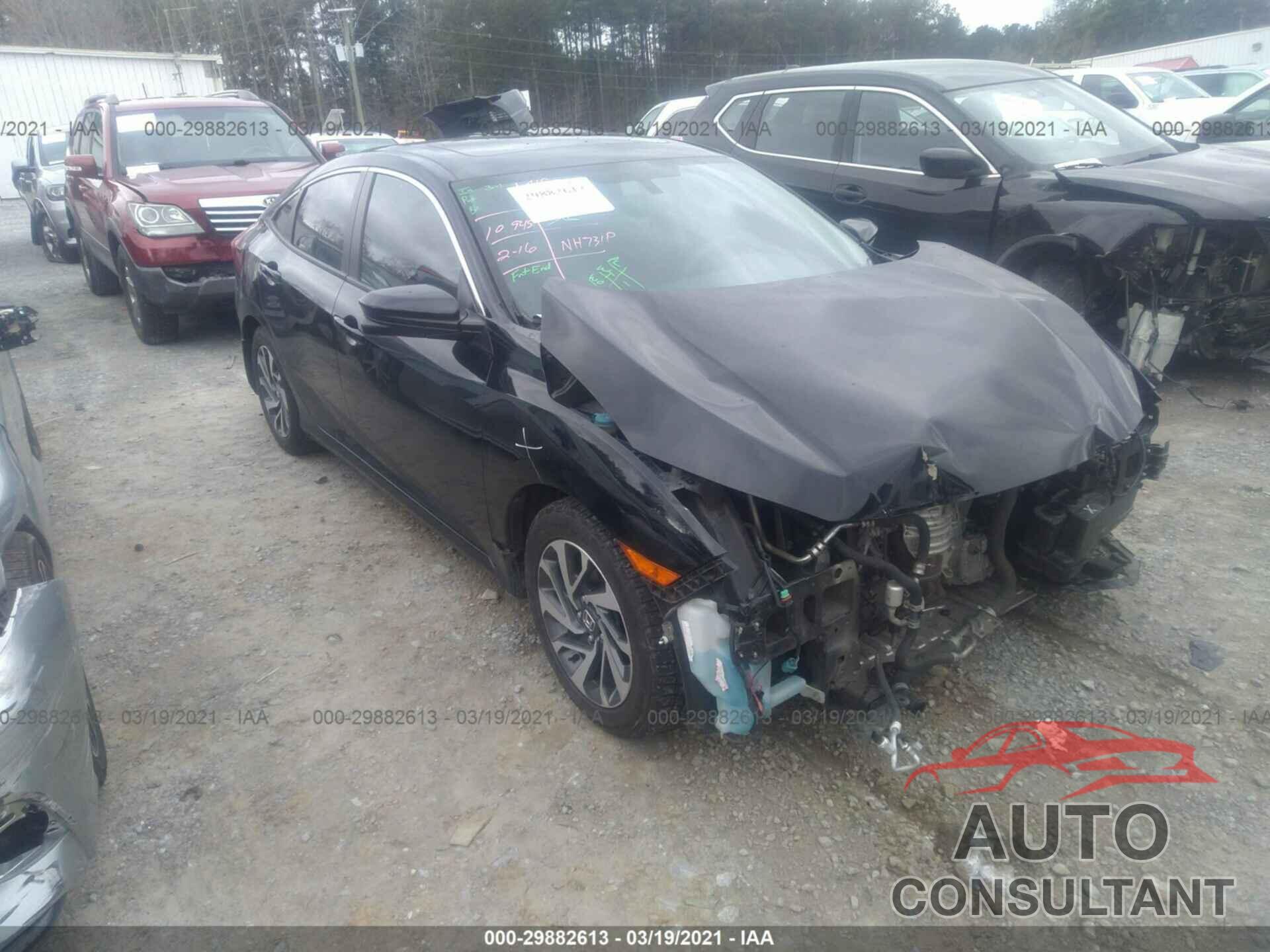 HONDA CIVIC SEDAN 2016 - 19XFC2F78GE030205