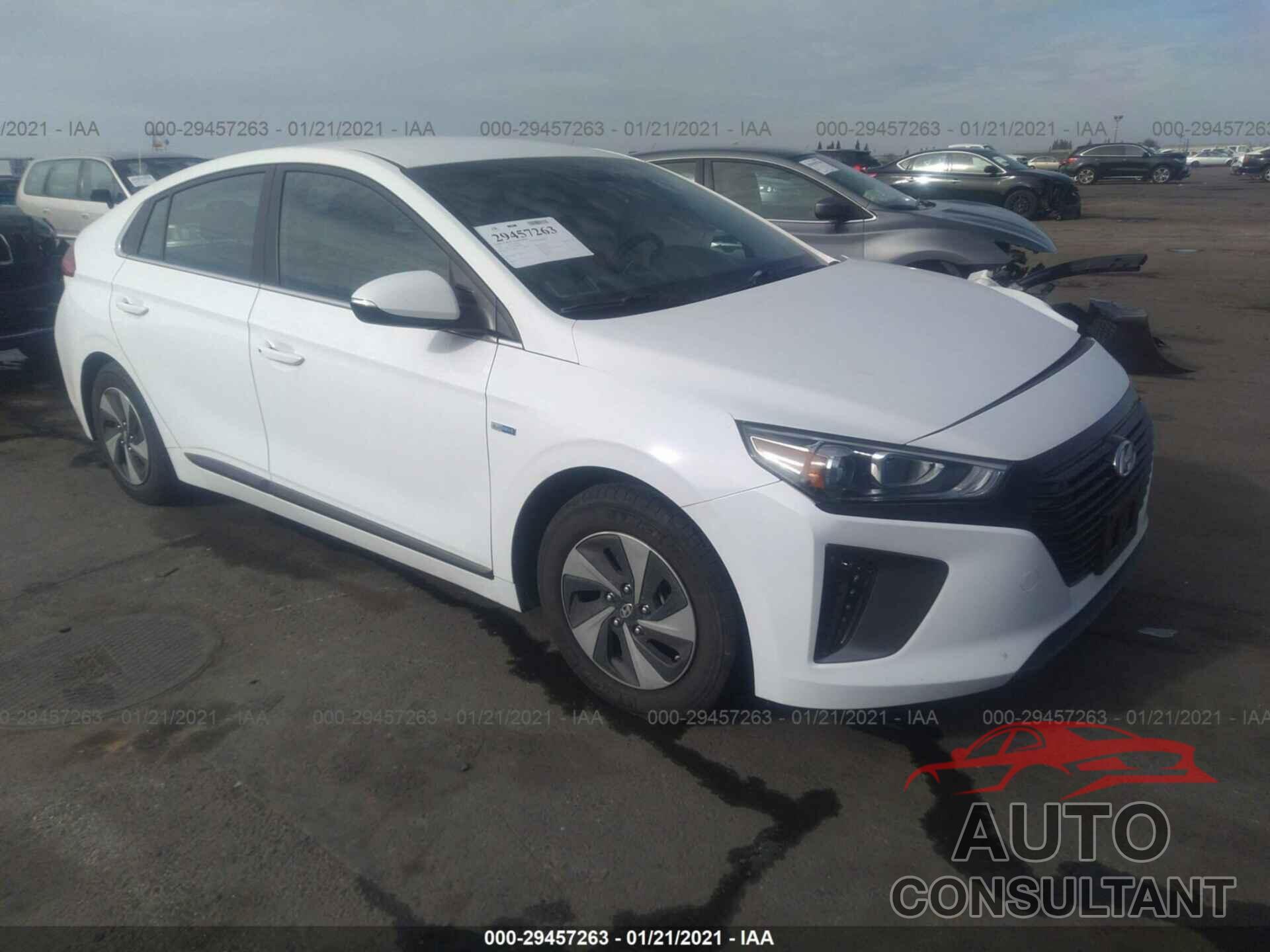 HYUNDAI IONIQ HYBRID 2018 - KMHC75LCXJU072809