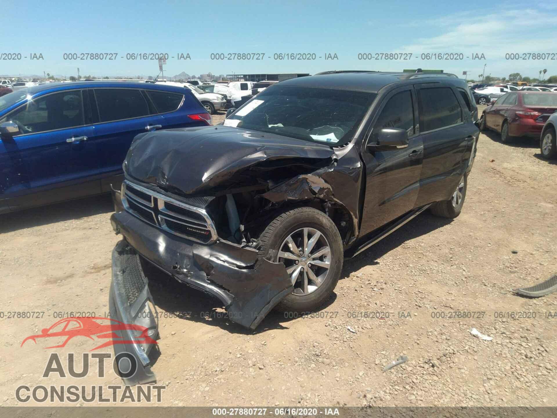 Dodge Durango 2016 - 1C4RDHDG9GC346414