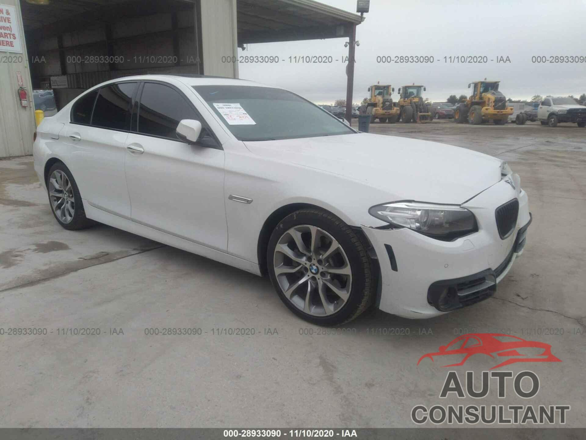 BMW 5 SERIES 2016 - WBA5A5C55GD529953