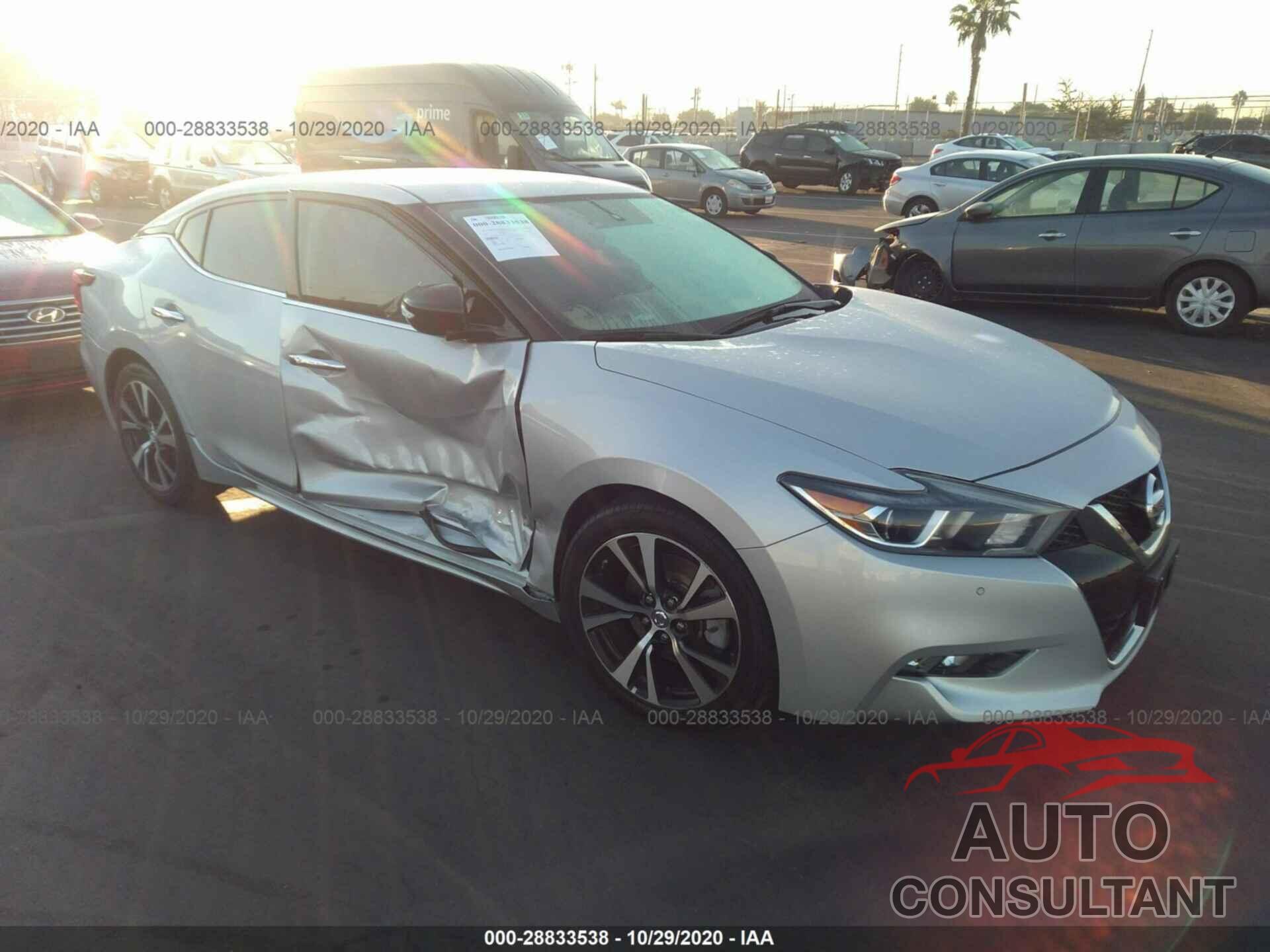 NISSAN MAXIMA 2018 - 1N4AA6AP2JC387883