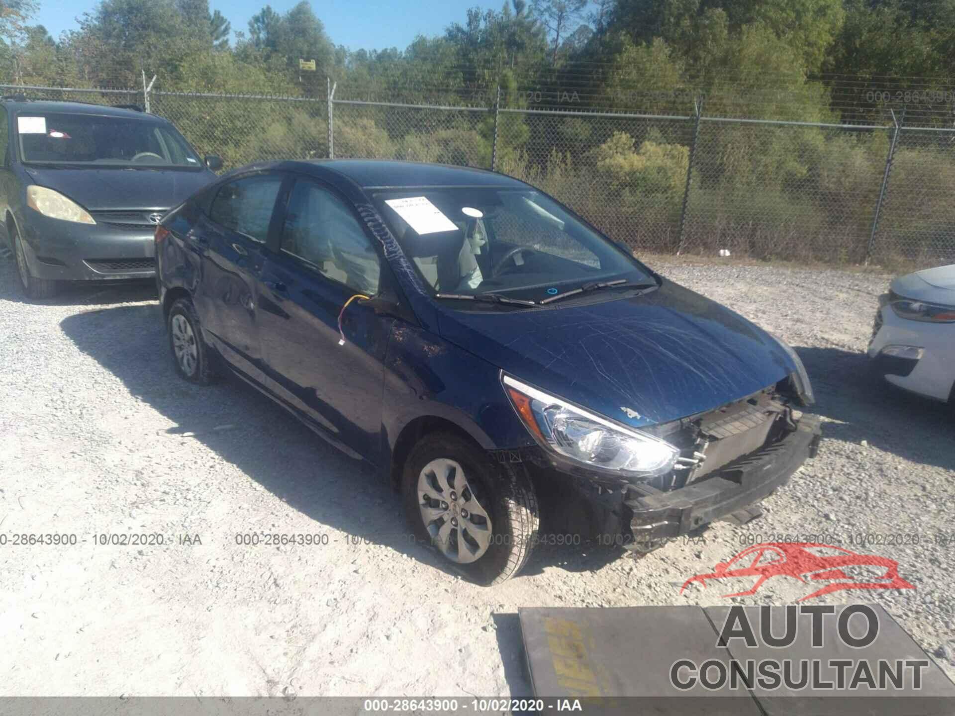 HYUNDAI ACCENT 2017 - KMHCT4AE4HU174935