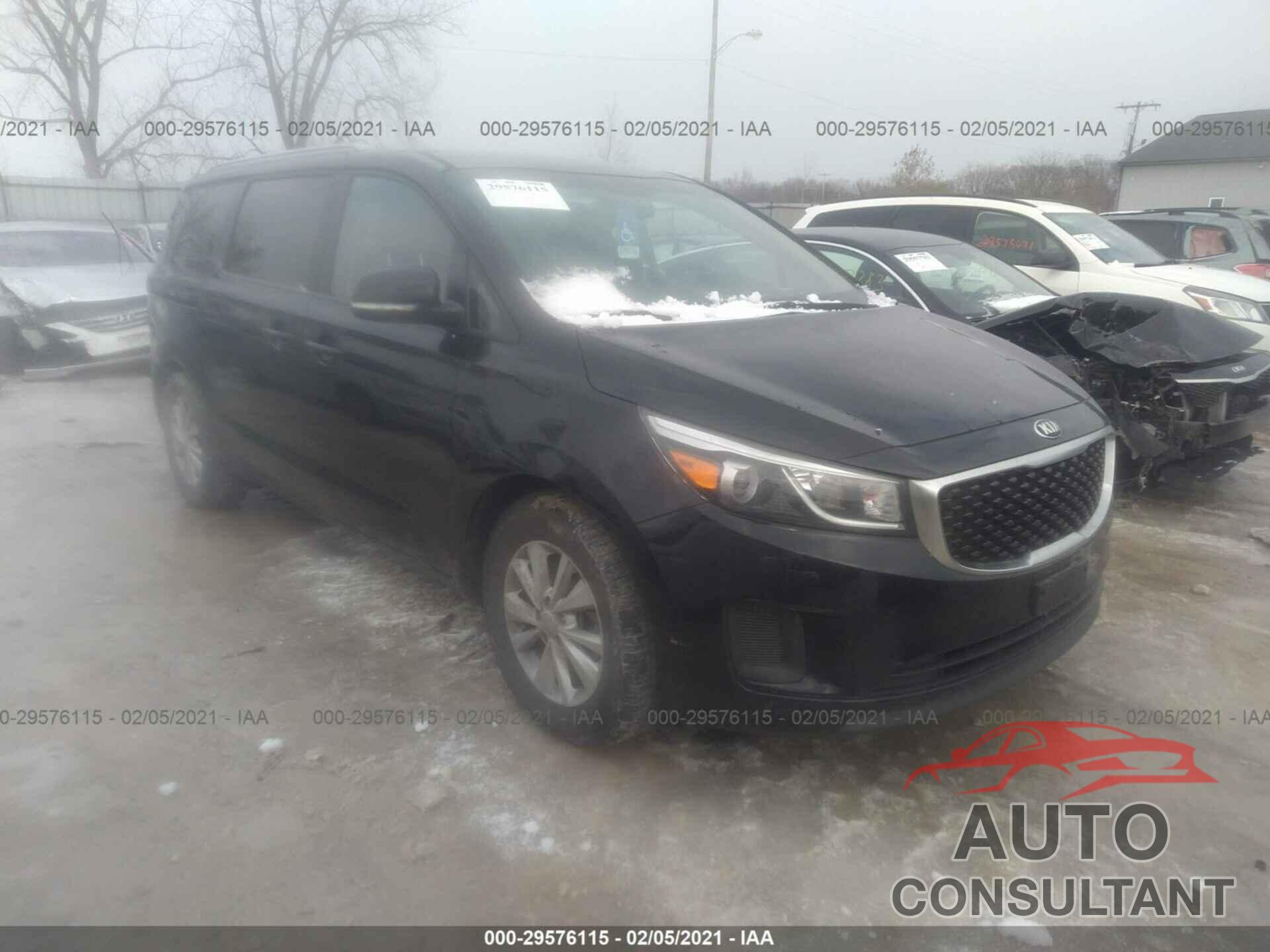 KIA SEDONA 2016 - KNDMB5C18G6178436