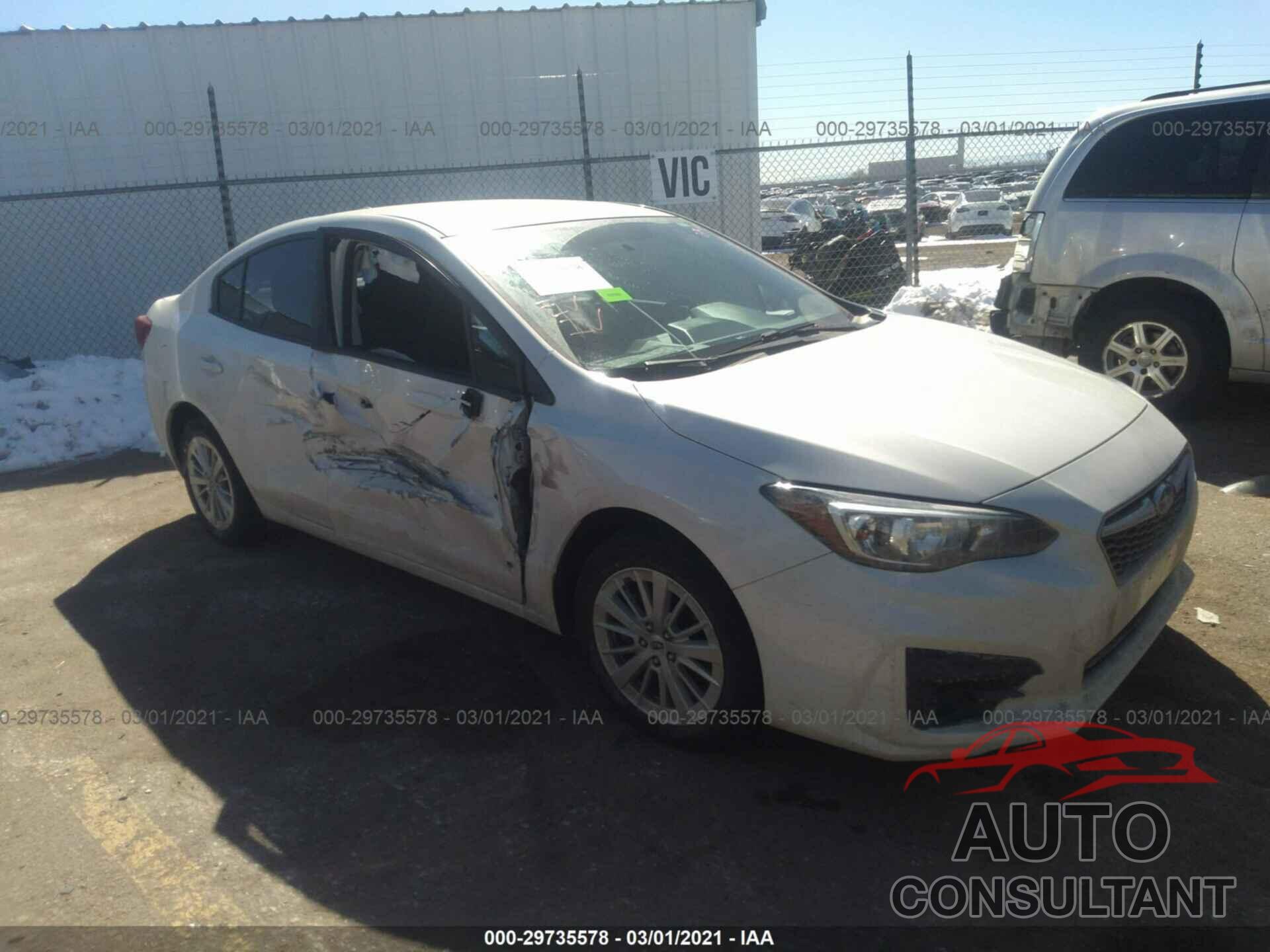 SUBARU IMPREZA 2017 - 4S3GKAB65H3612107
