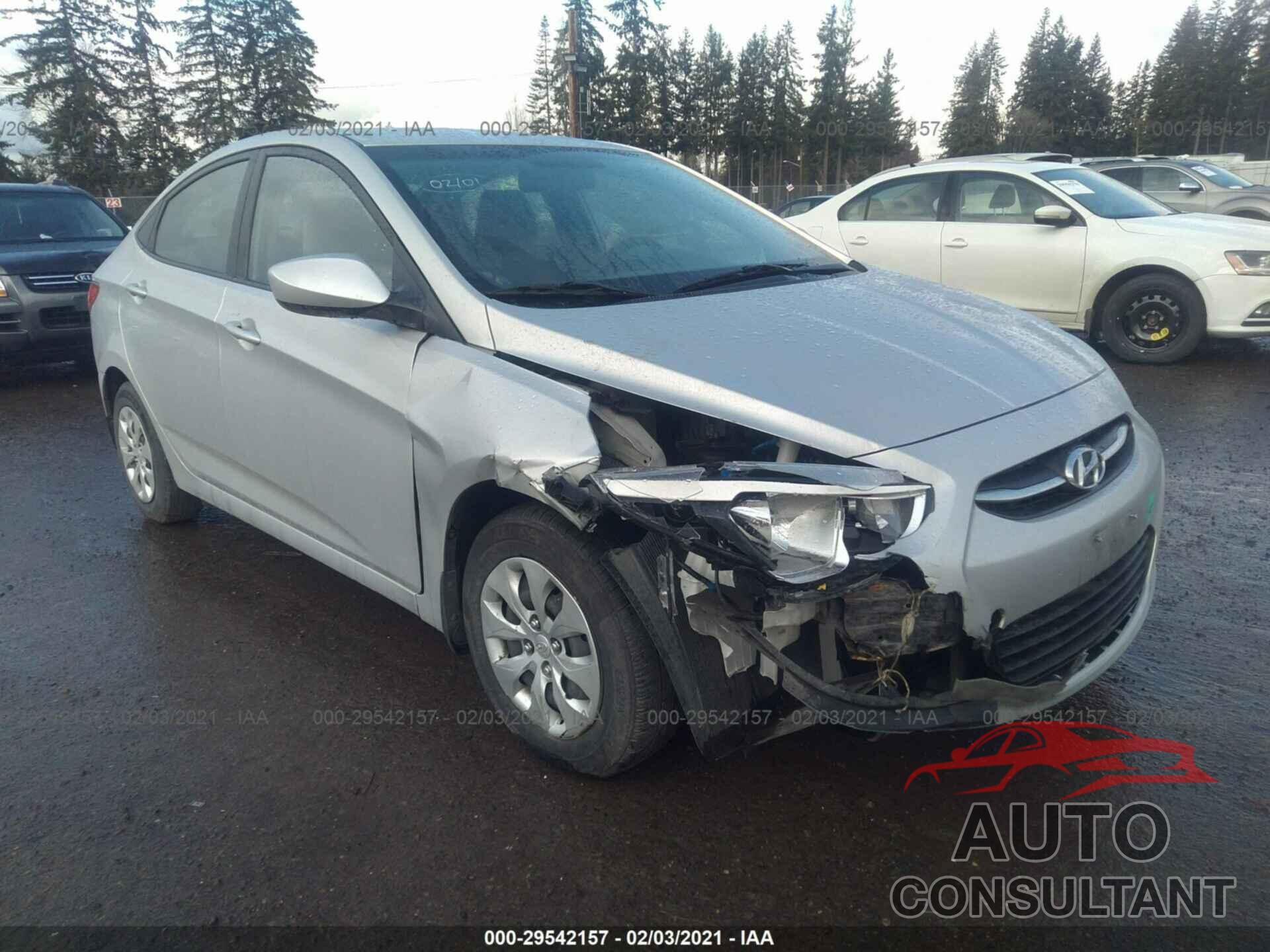 HYUNDAI ACCENT 2016 - KMHCT4AE2GU958187